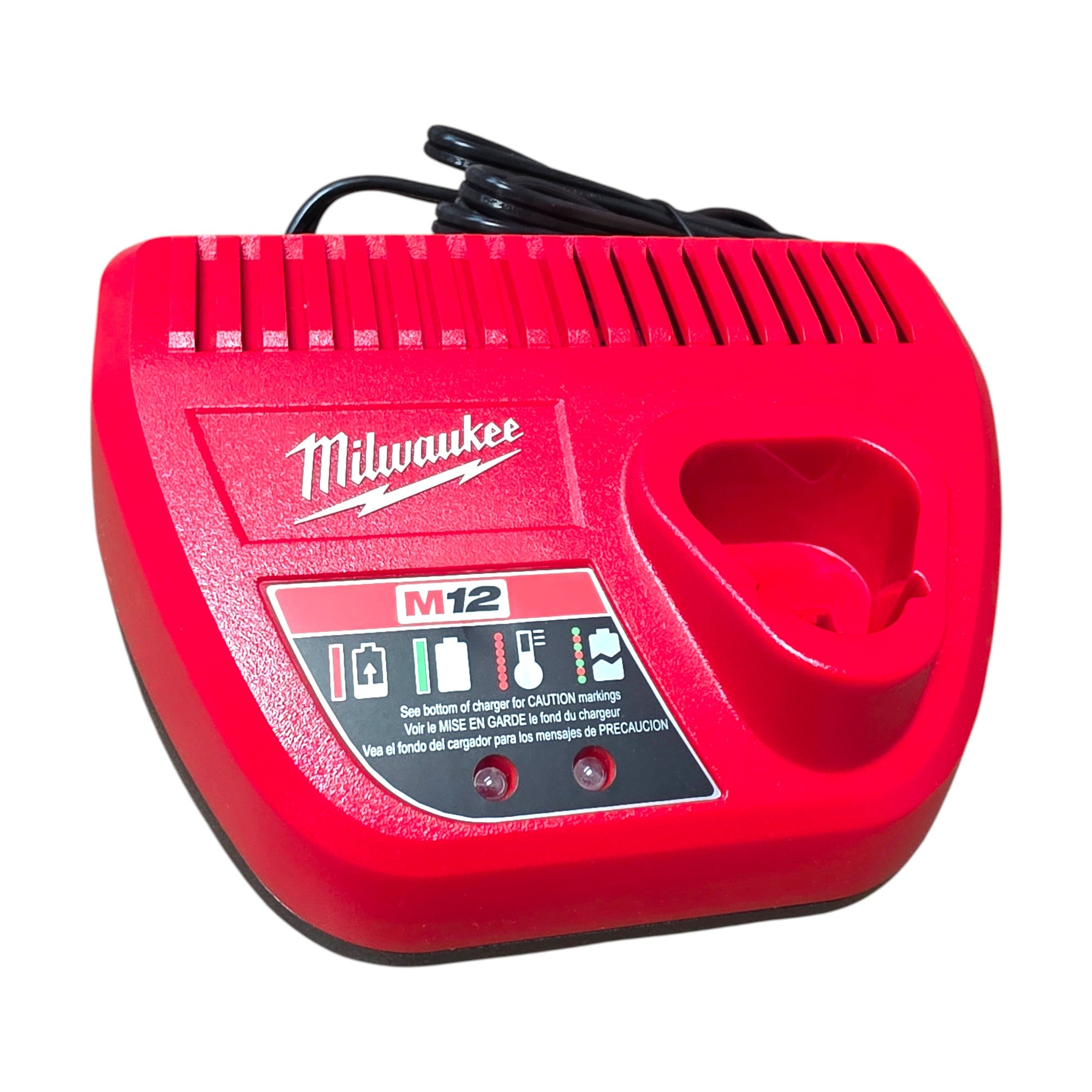 Milwaukee (48-59-2450B) M12 12-Volt Lithium-Ion XC High Output 5.0 Ah Battery Pack with Charger Starter Kit