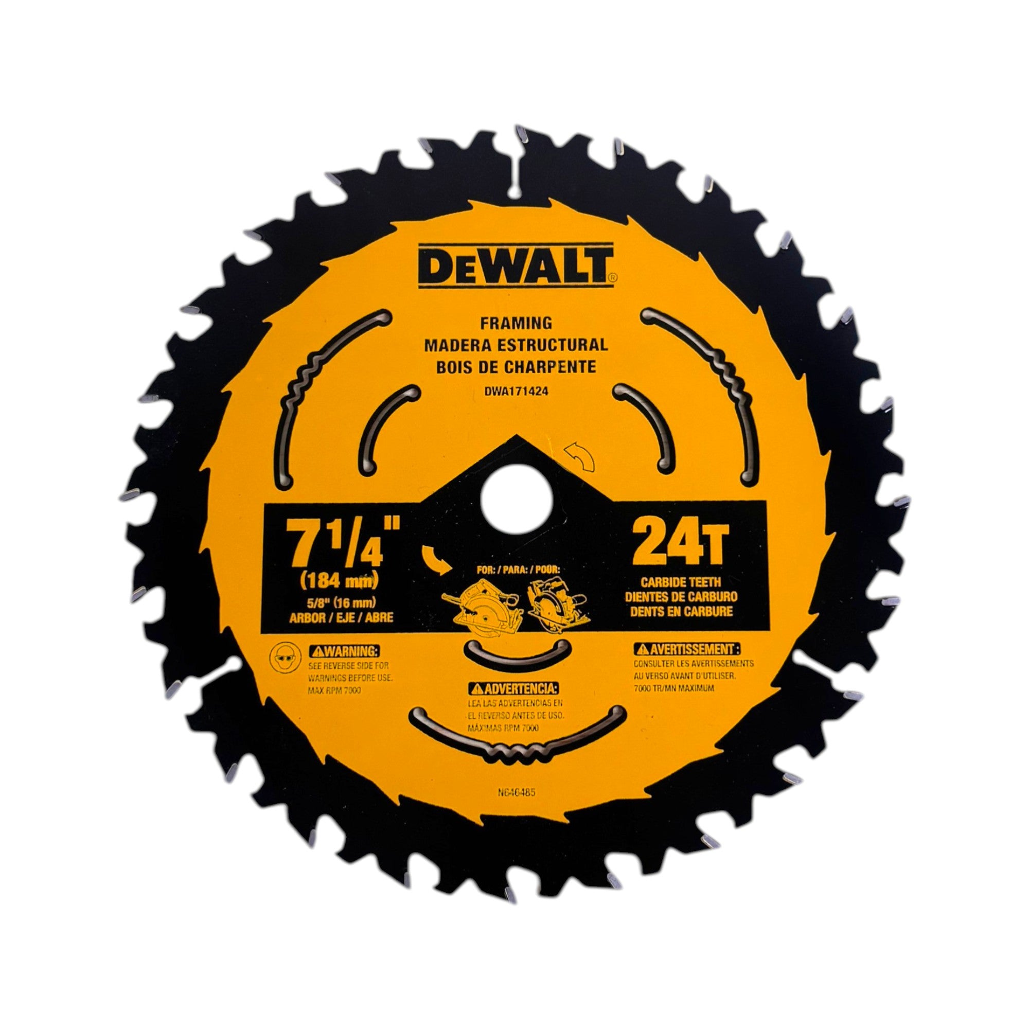DEWALT (DWE575SB) 15 Amp 7-1/4 in. Lightweight Circular Saw with Electric Brake