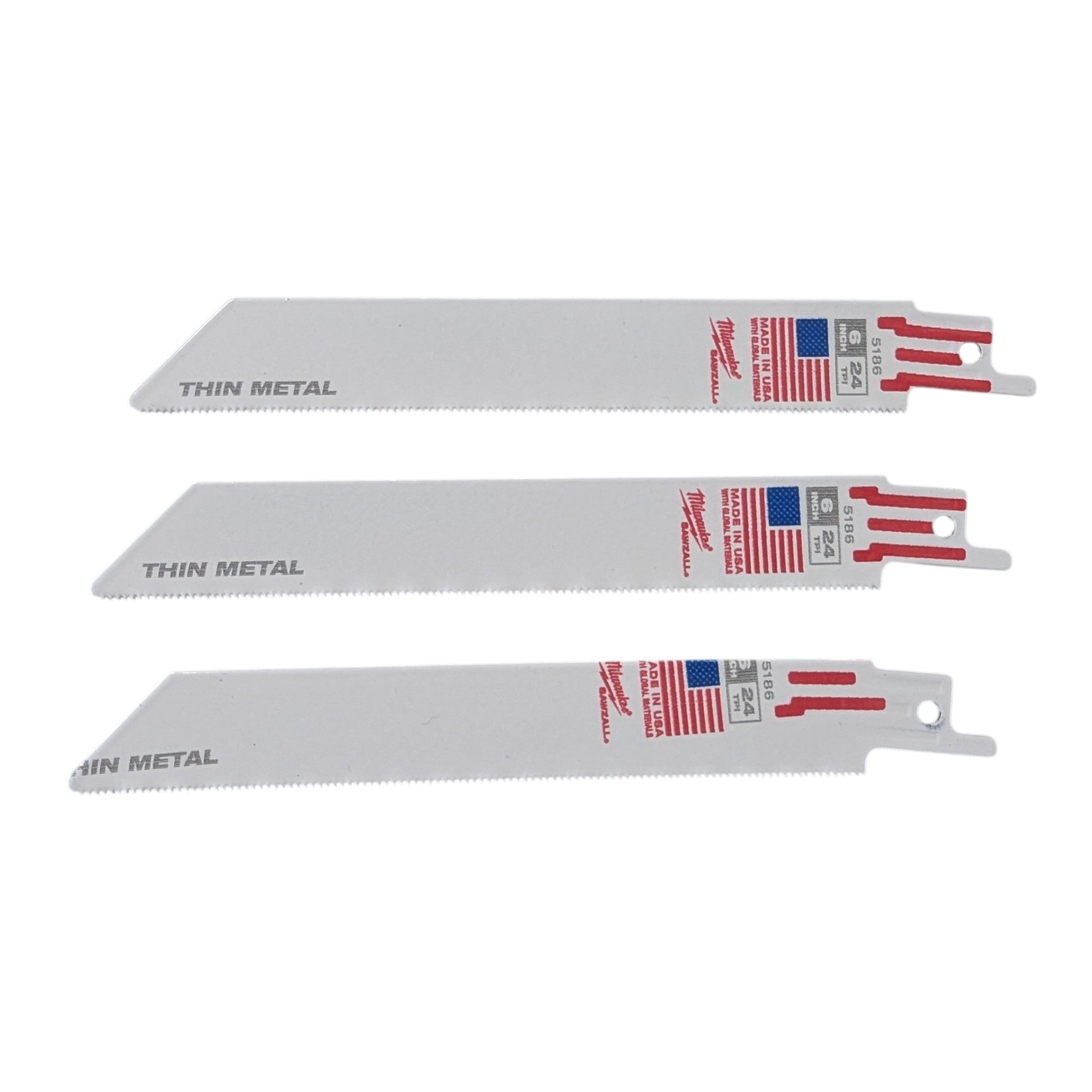 Milwaukee (49-22-1110) SAWZALL Wood and Metal Cutting Bi-Metal Reciprocating Saw Blade Set (10-Piece)