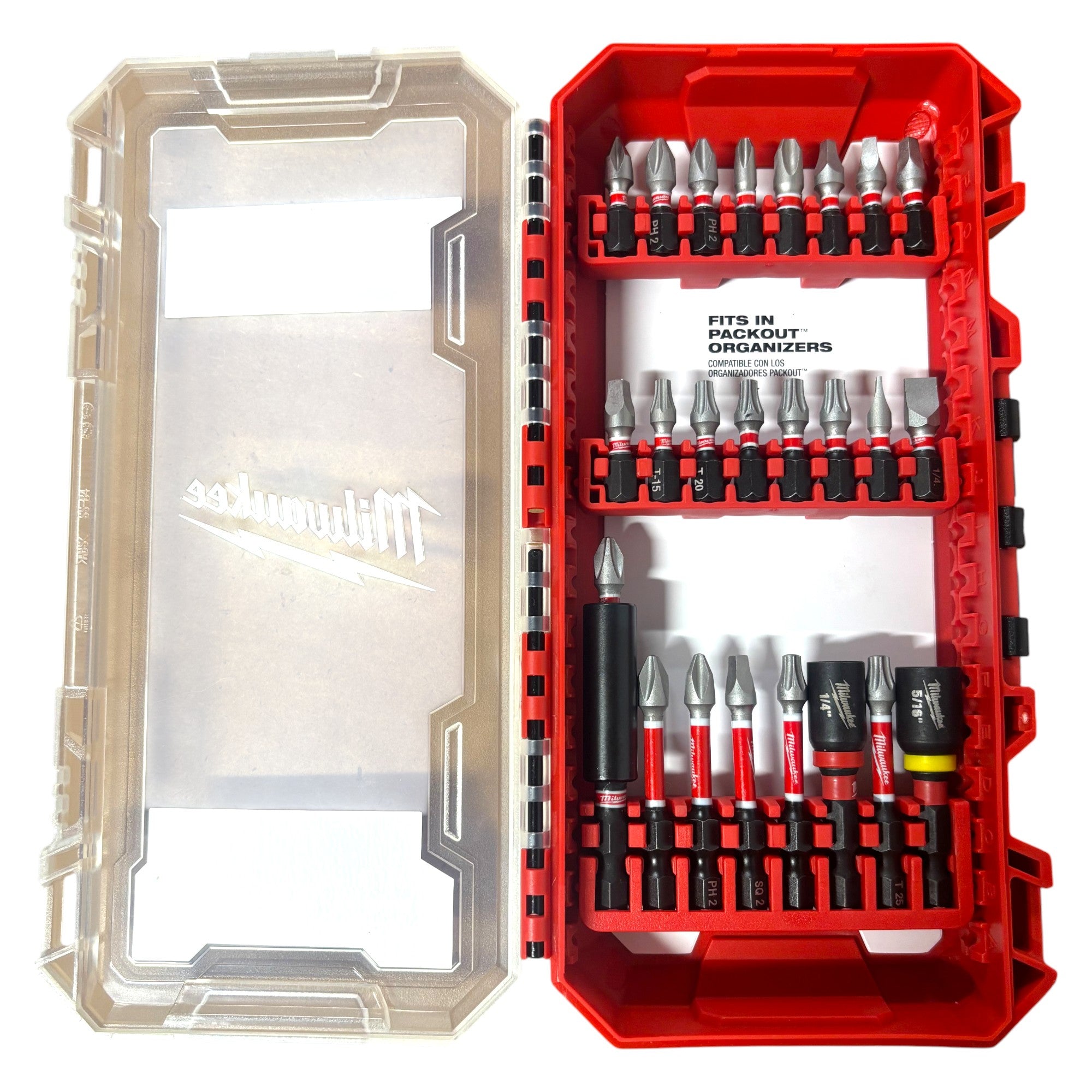 Milwaukee (48-32-4095) SHOCKWAVE Impact Duty Alloy Steel Screw Driver Bit Set (25-Piece)