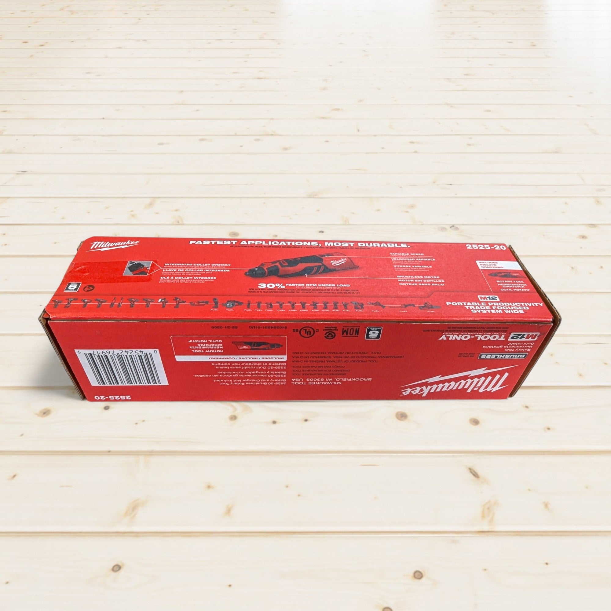 Milwaukee (2525-20) M12 12V Lithium-Ion Cordless Brushless Rotary Tool (Tool-Only)