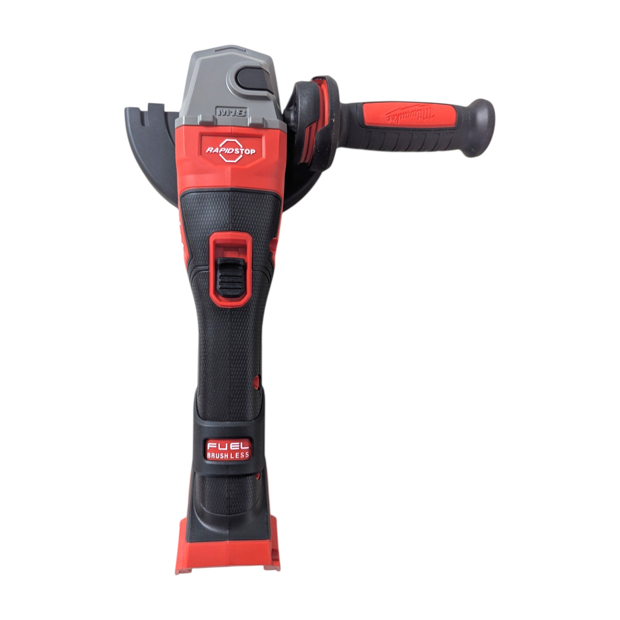 Milwaukee (3671-20) M18 FUEL 18V Lithium-Ion Brushless Cordless 4-1/2 in./6 in. Braking Grinder with Slide Switch (Tool-Only)