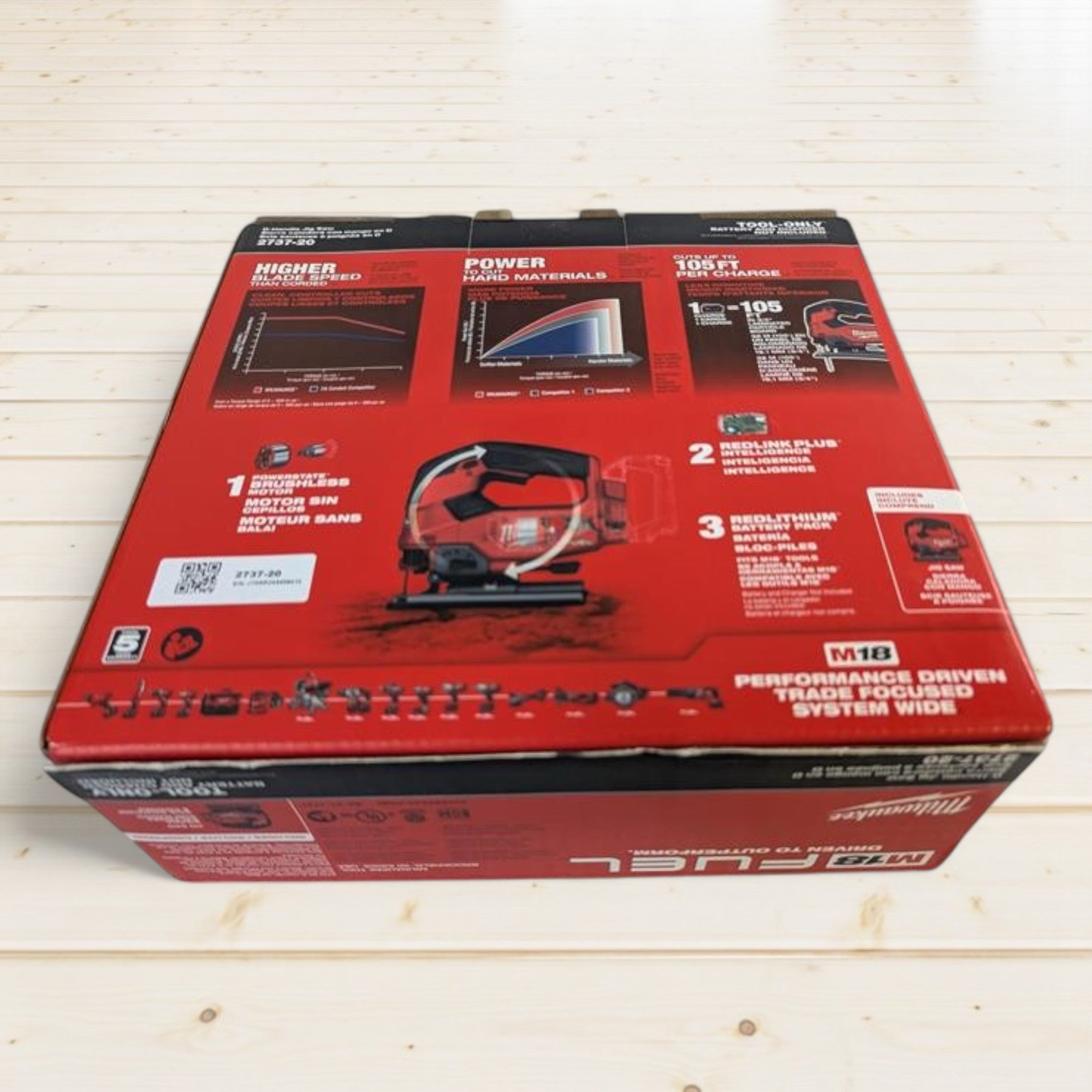 Milwaukee (2737-20) M18 FUEL 18V Lithium-Ion Brushless Cordless Jig Saw (Tool-Only)