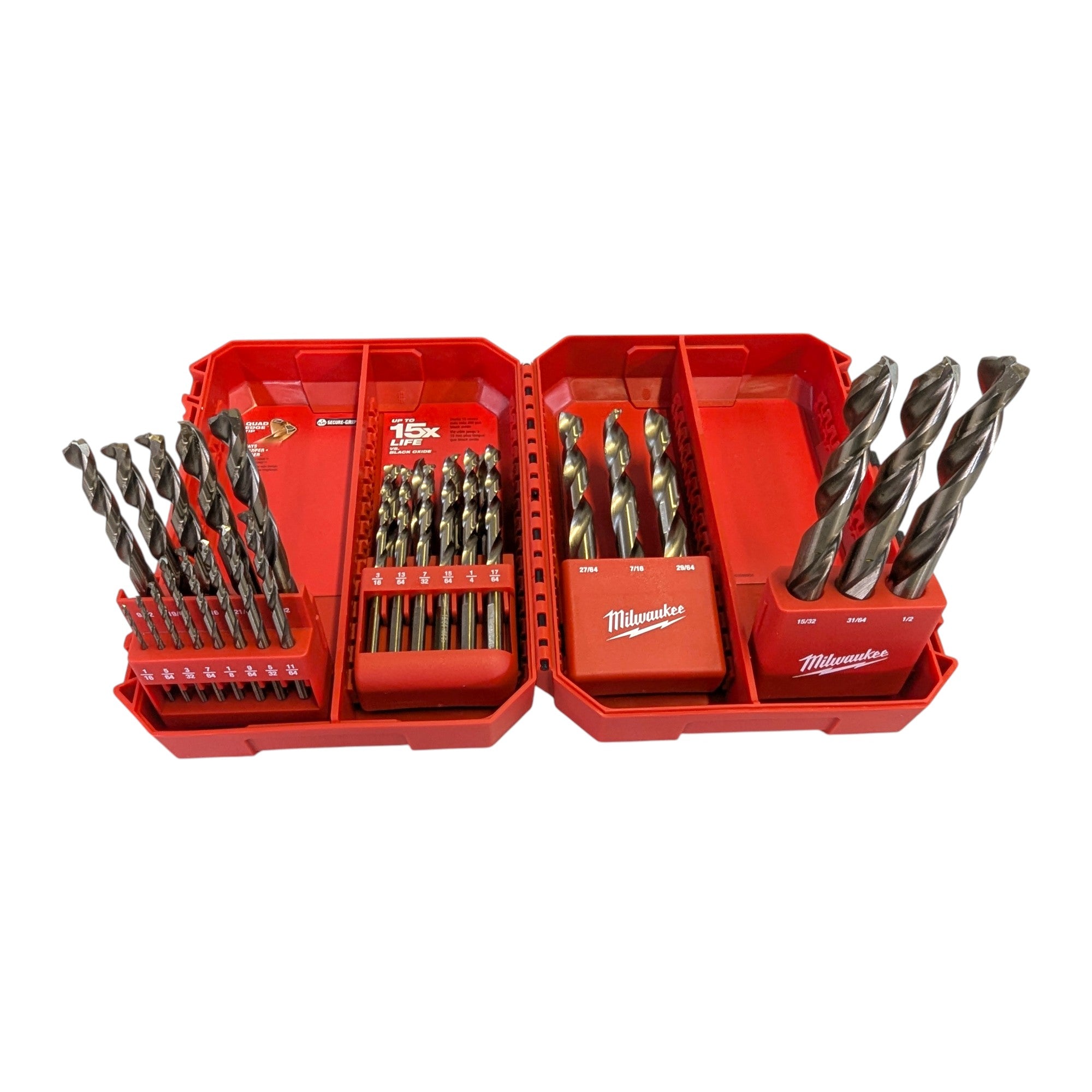 Milwaukee (48-89-2332) Cobalt Red Helix Drill Bit Set for Drill Drivers (29-Piece)