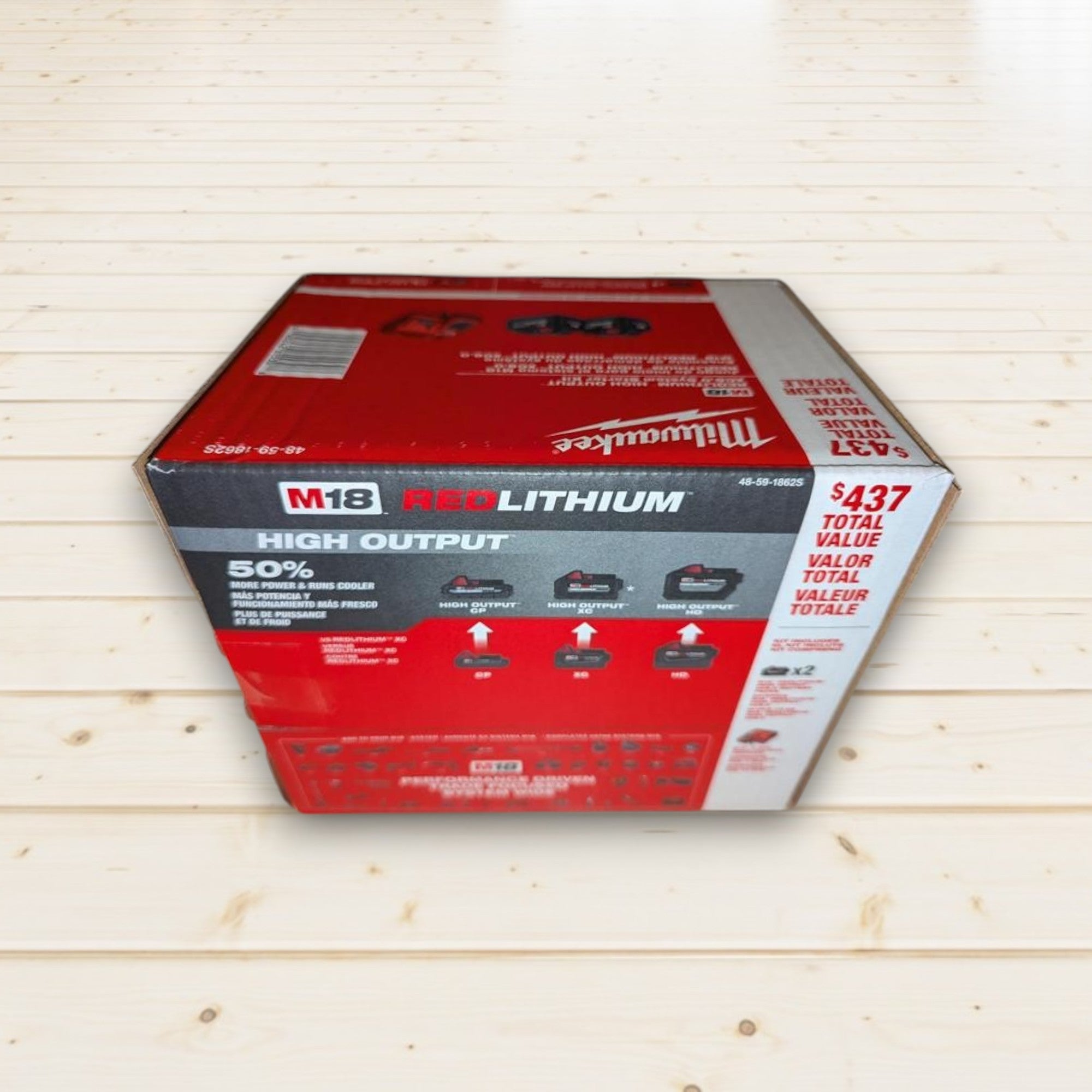 Milwaukee (48-59-1862S) M18 18-Volt Lithium-Ion High Output Starter Kit with Two 6.0 Ah Battery and Charger