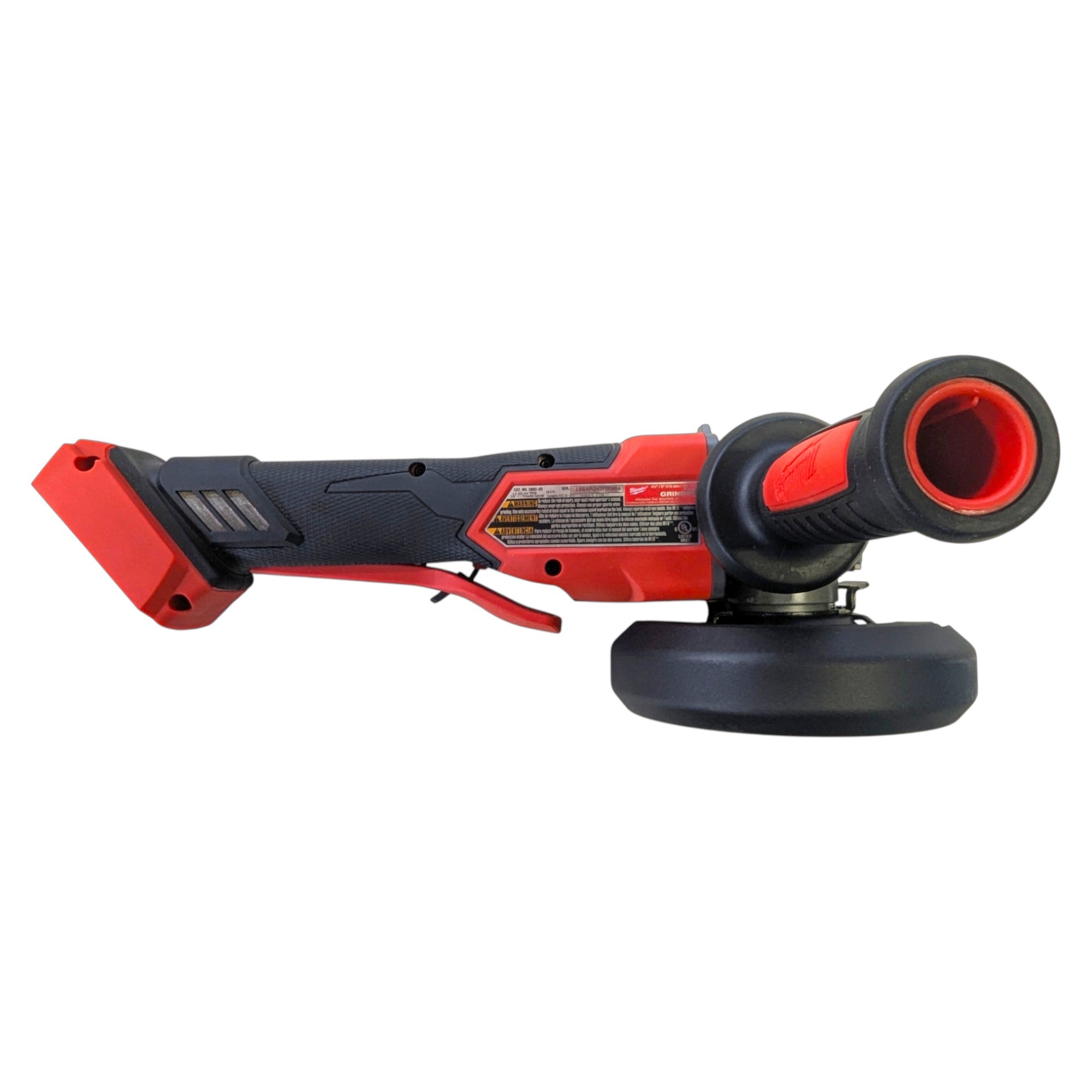 Milwaukee (2882-20) M18 FUEL 18V Lithium-Ion Brushless Cordless 4-1/2 in./5 in. Braking Grinder With Paddle Switch (Tool-Only)