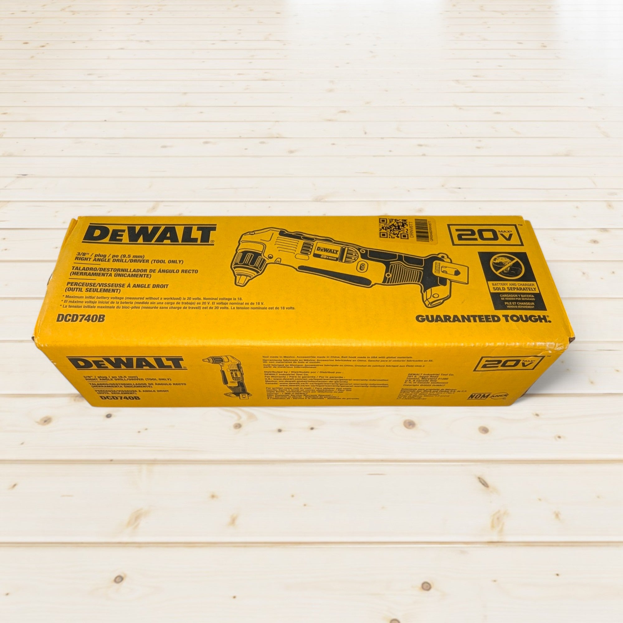 DEWALT (DCD740B) 20V MAX Cordless 3/8 in. Right Angle Drill/Driver (Tool Only)