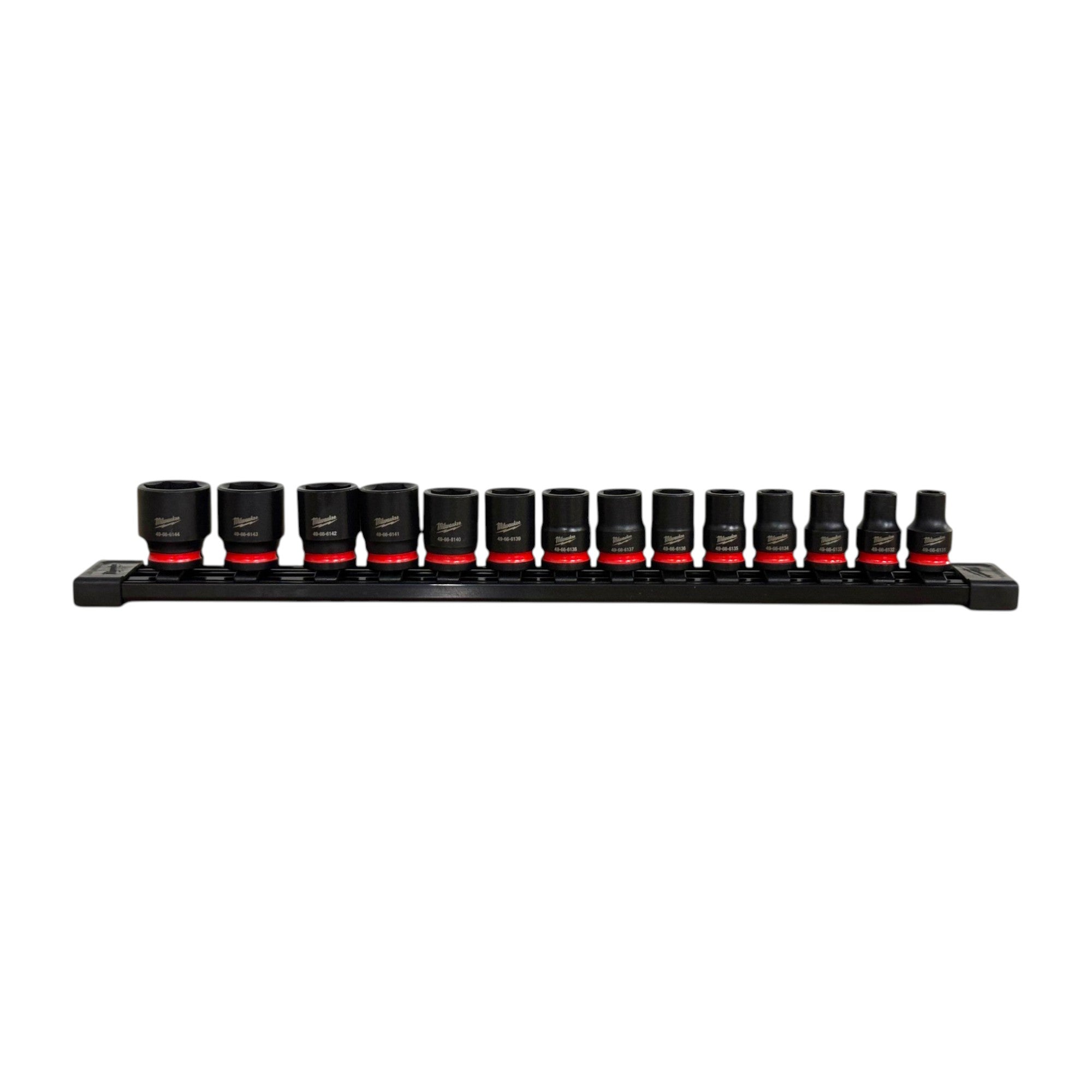 Milwaukee (49-66-7007) SHOCKWAVE 3/8 in. Drive Metric 6 Point Impact Socket Set (14-Piece)
