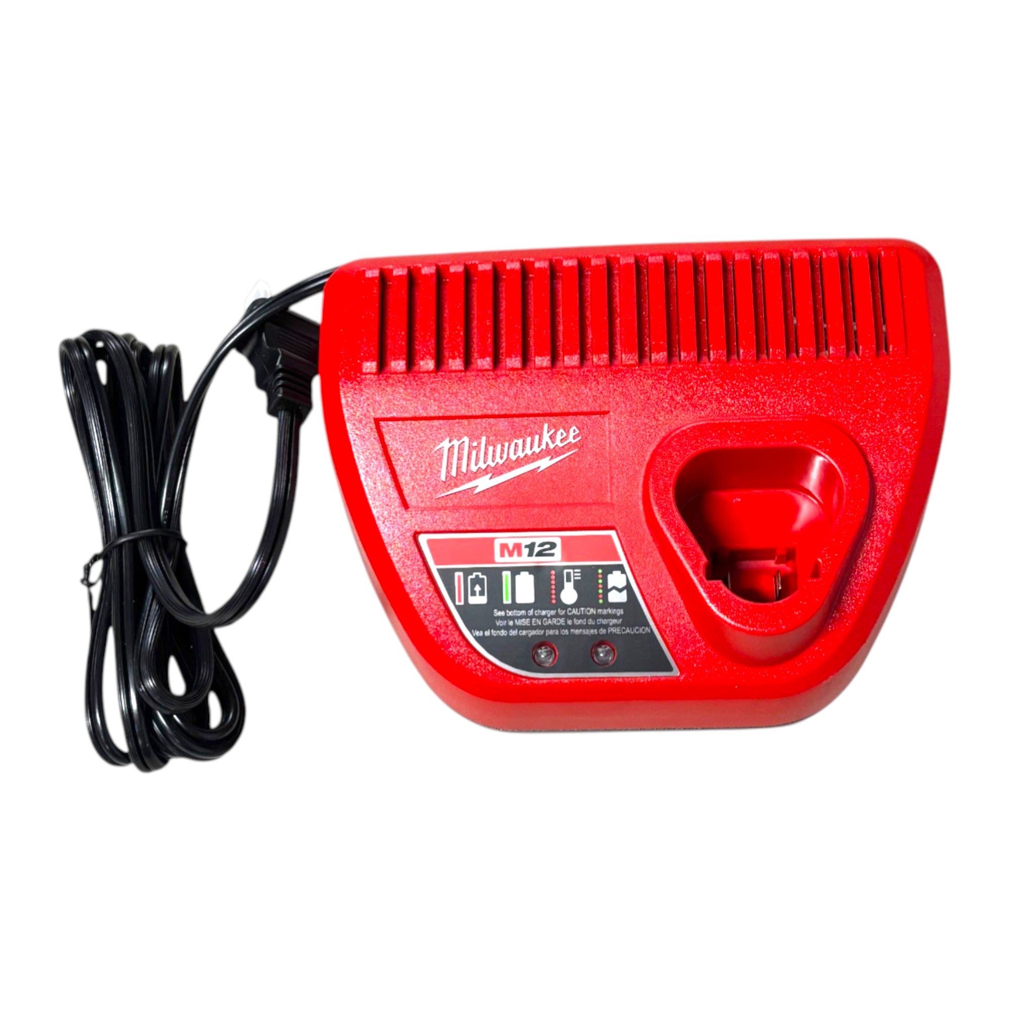 Milwaukee (2565-22) M12 FUEL 12V Lithium-Ion Brushless Cordless 1/2 in. Right Angle Impact Wrench Kit with Two 2.0 Ah Batteries