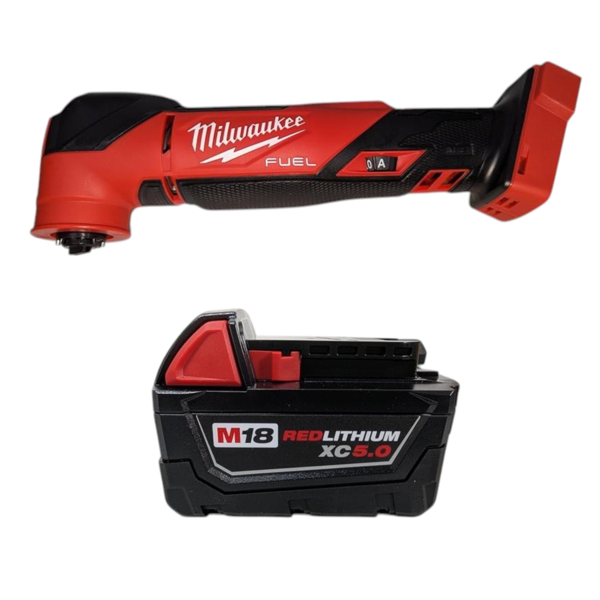 Milwaukee (2836-21) M18 FUEL 18V Lithium-Ion Cordless Brushless Oscillating Multi-Tool Kit with one 5.0 Ah Battery, Charger and Tool Bag