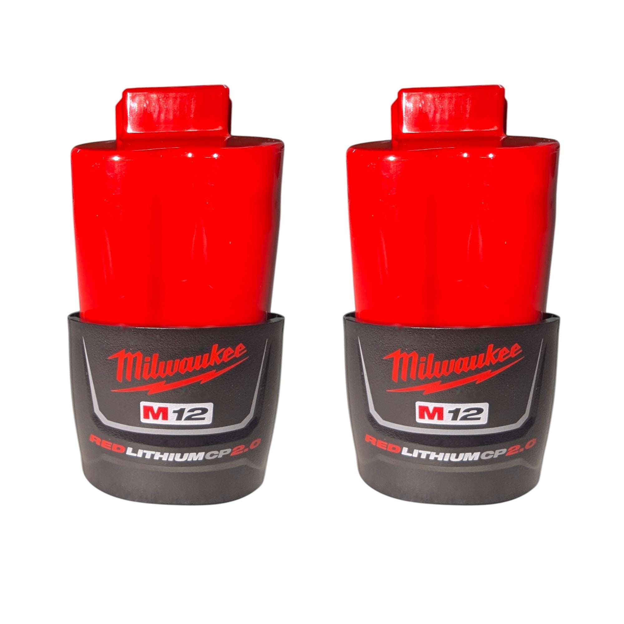 Milwaukee (48-59-2420P) M12 12V Lithium-Ion Compact 2.0 Ah Battery Pack (2-Pack) Starter Kit with Charger