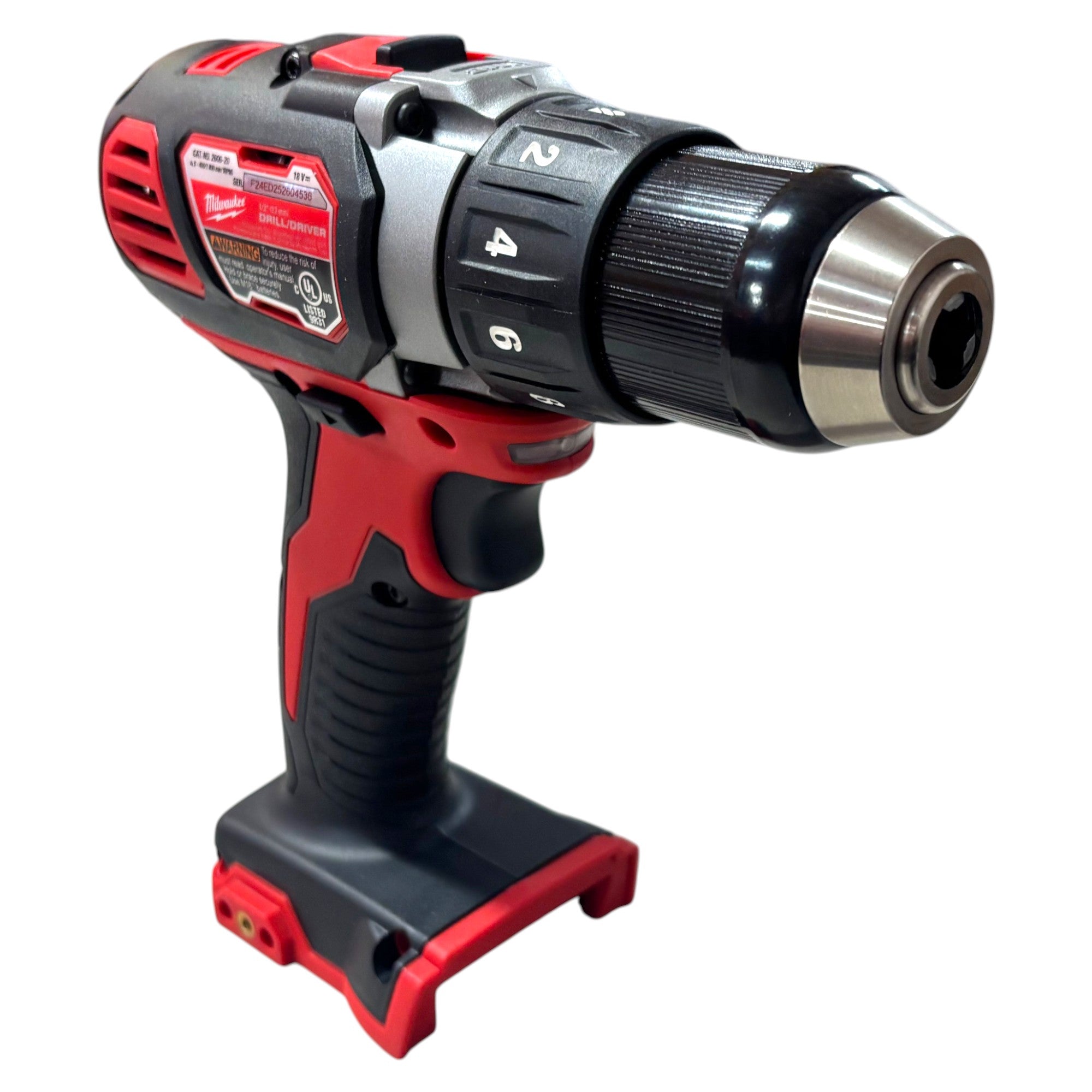 Milwaukee (2606-20) M18 18V Lithium-Ion Cordless 1/2 in. Drill Driver - genuine, brand new in secure, non-retail packaging