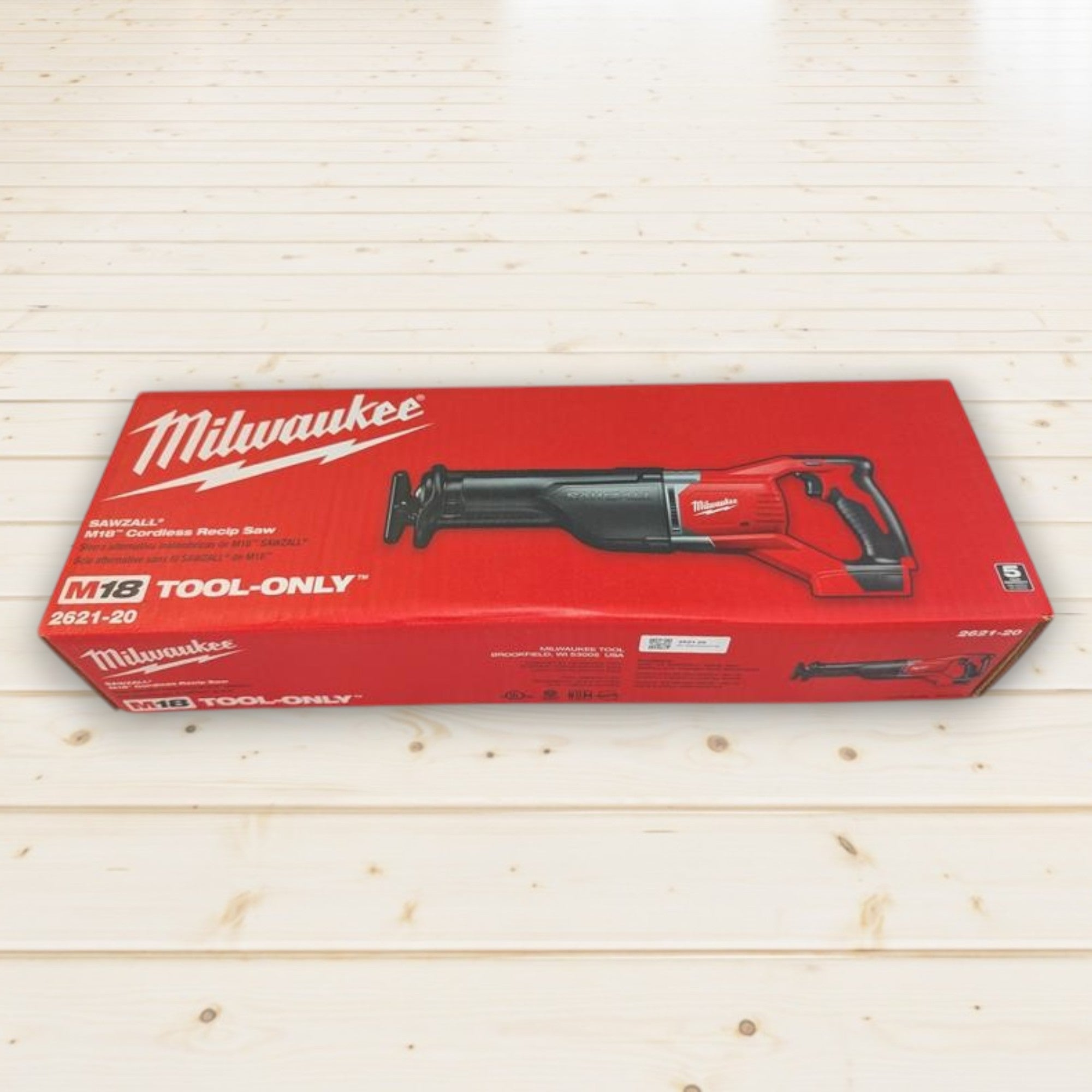 Milwaukee (2621-20) M18 18V Lithium-Ion Cordless SAWZALL Reciprocating Saw (Tool-Only)