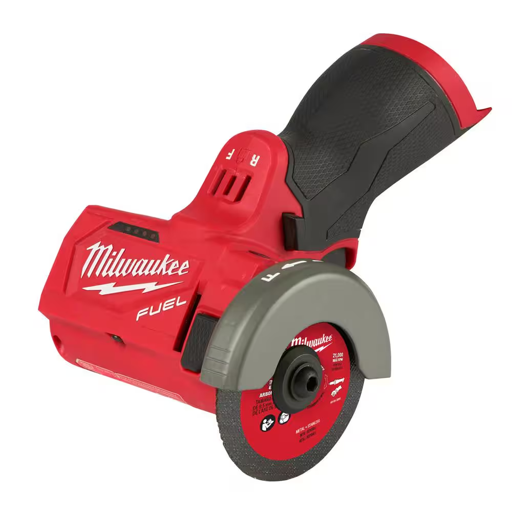 Milwaukee (2522-20) M12 FUEL 12V Lithium-Ion Brushless Cordless 3 in. Cut Off Saw (Tool-Only)
