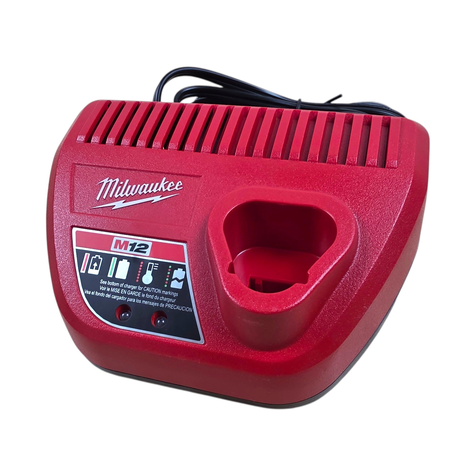 Milwaukee (48-59-2401) M12 12-Volt Lithium-Ion Battery Charger - genuine, brand new in secure, non-retail packaging