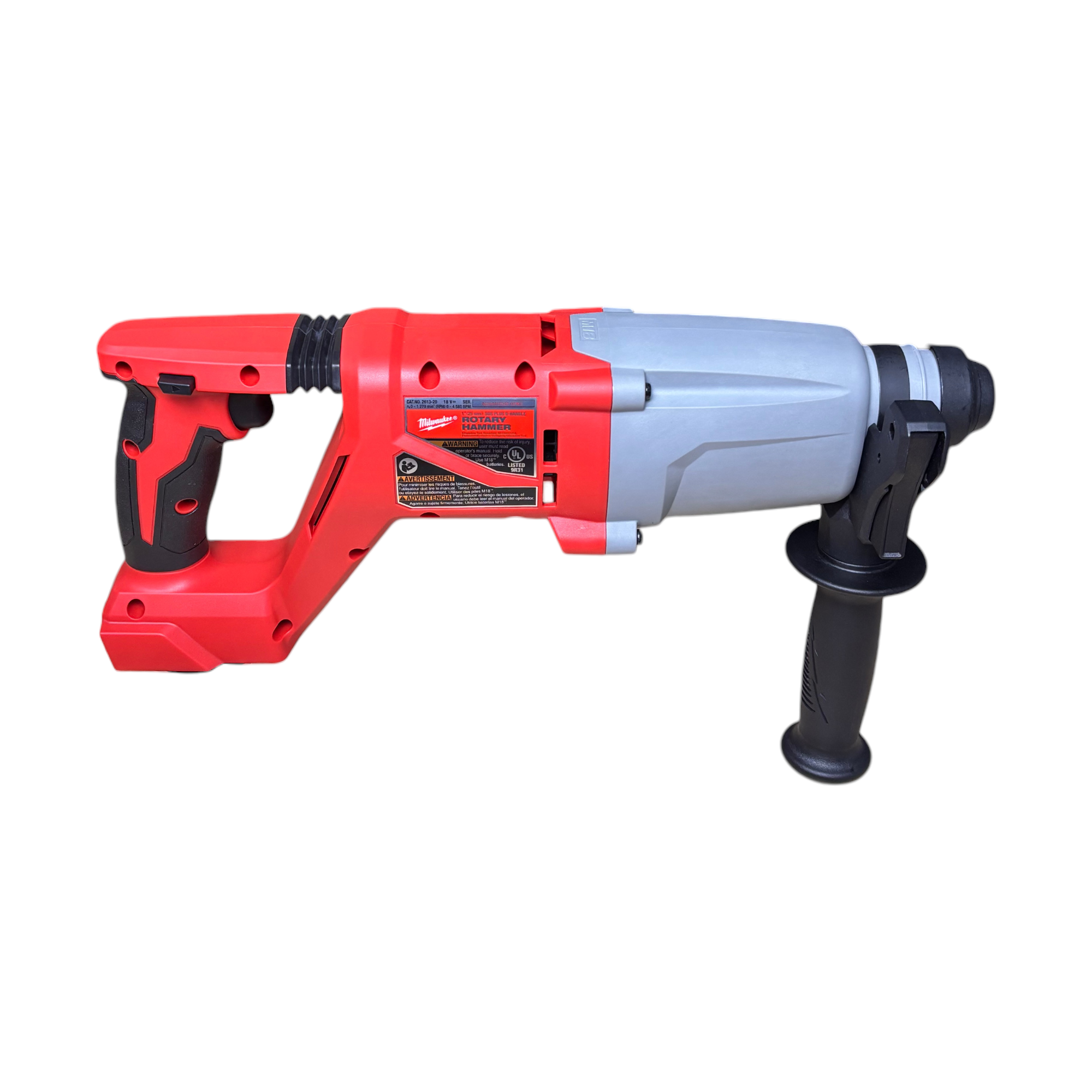 Milwaukee (2613-20) M18 18V Lithium-Ion Brushless Cordless 1 in. SDS-Plus D-Handle Rotary Hammer (Tool-Only)