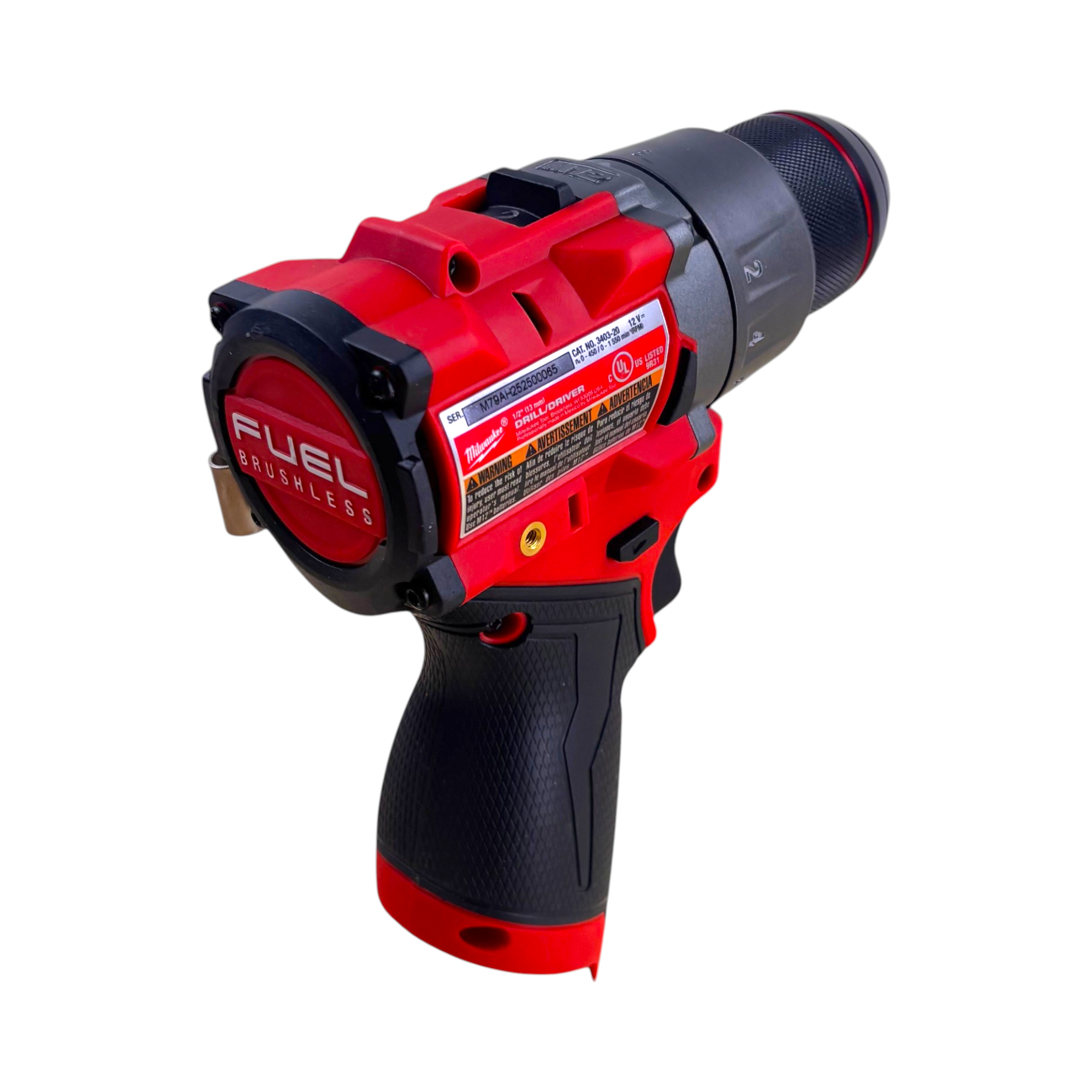 Milwaukee (3403-20) M12 FUEL 12V Lithium-Ion Brushless Cordless 1/2 in. Drill Driver - genuine, brand new in secure, non-retail packaging