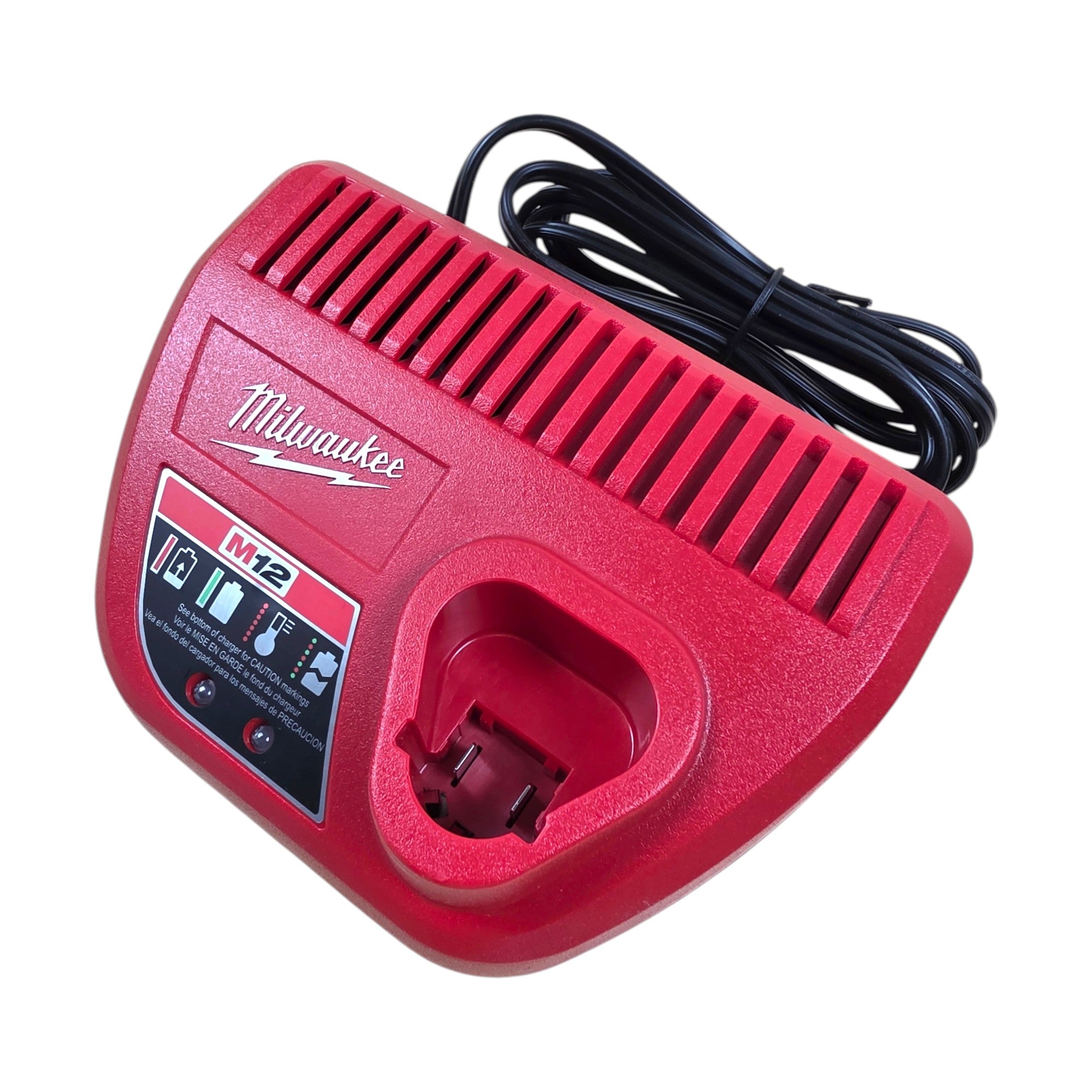 Milwaukee (48-59-2401) M12 12-Volt Lithium-Ion Battery Charger - genuine, brand new in secure, non-retail packaging