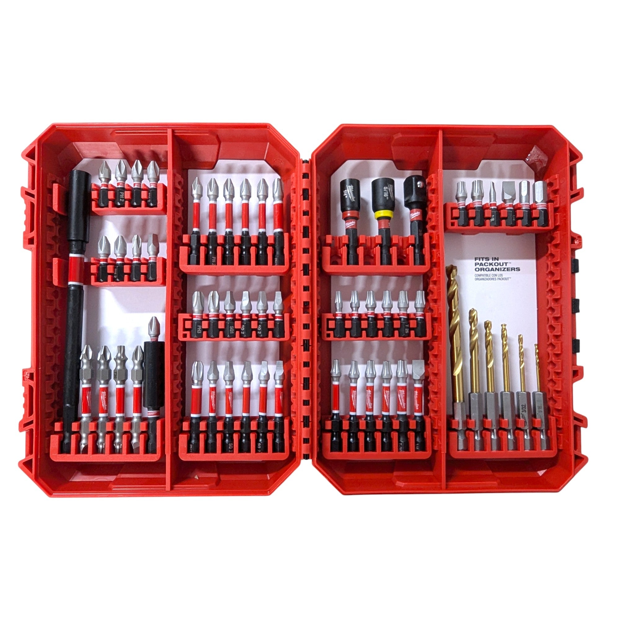 Milwaukee (48-32-4097) SHOCKWAVE Impact Duty Alloy Steel Screw Driver Bit Set (60-Piece)