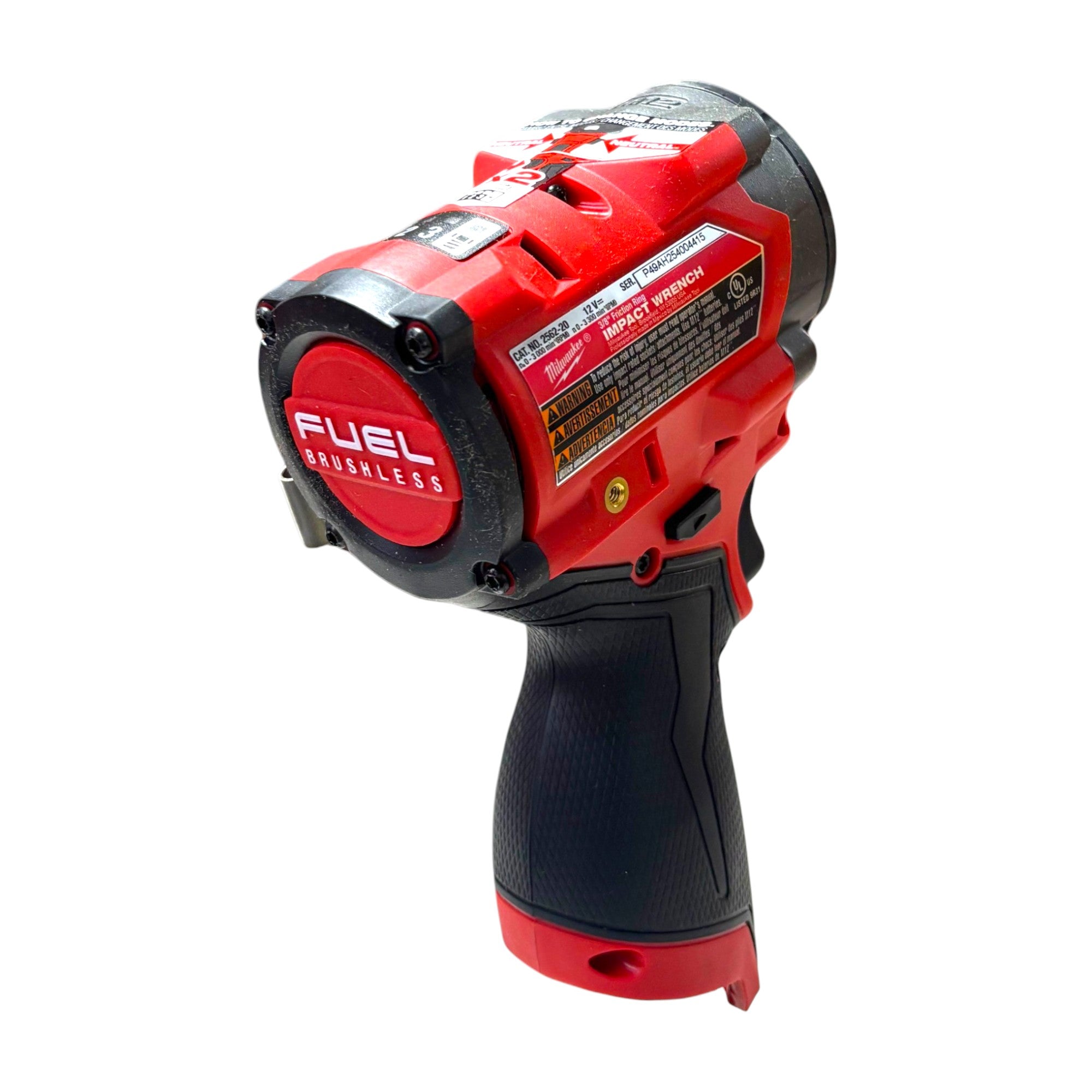 Milwaukee (2562-20) M12 FUEL 12V Lithium-Ion Brushless Cordless Stubby 3/8 in. Impact Wrench - genuine, brand new in secure, non-retail packaging