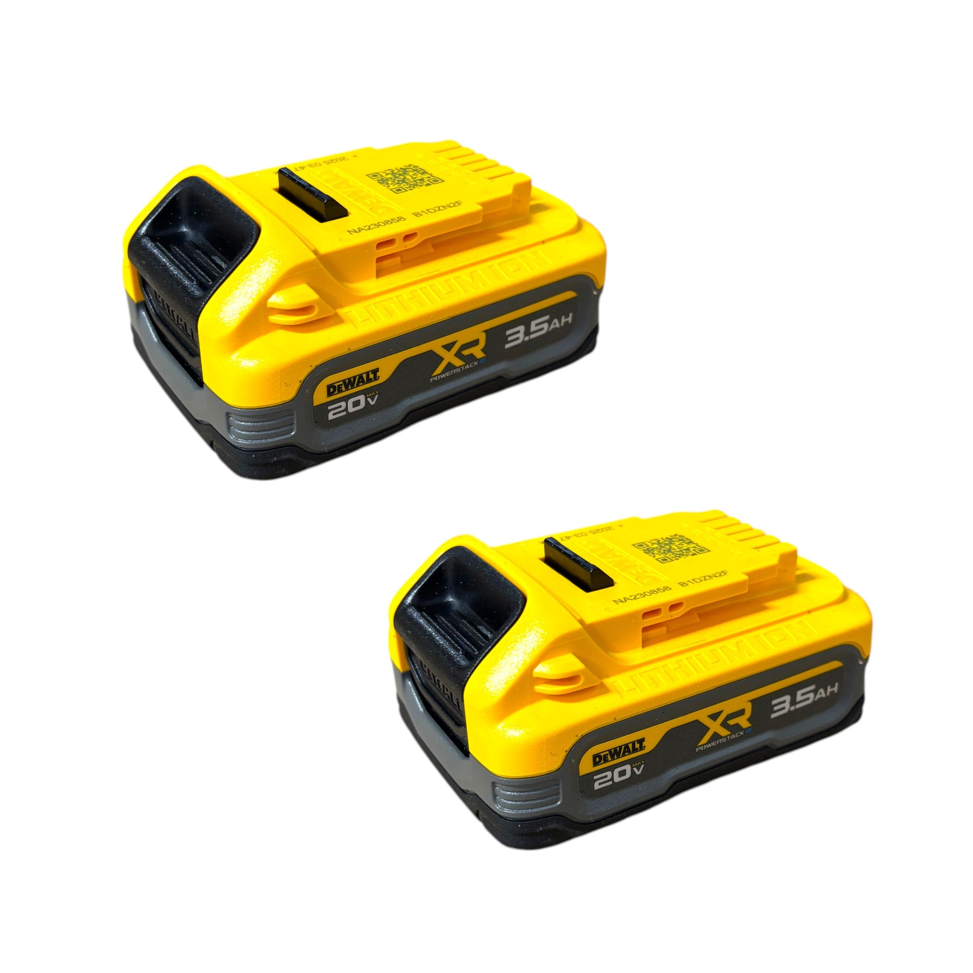 DEWALT (DCBP320-2) 20V MAX XR POWERSTACK Lithium-Ion 3.5 Ah Battery (2 -Pack)