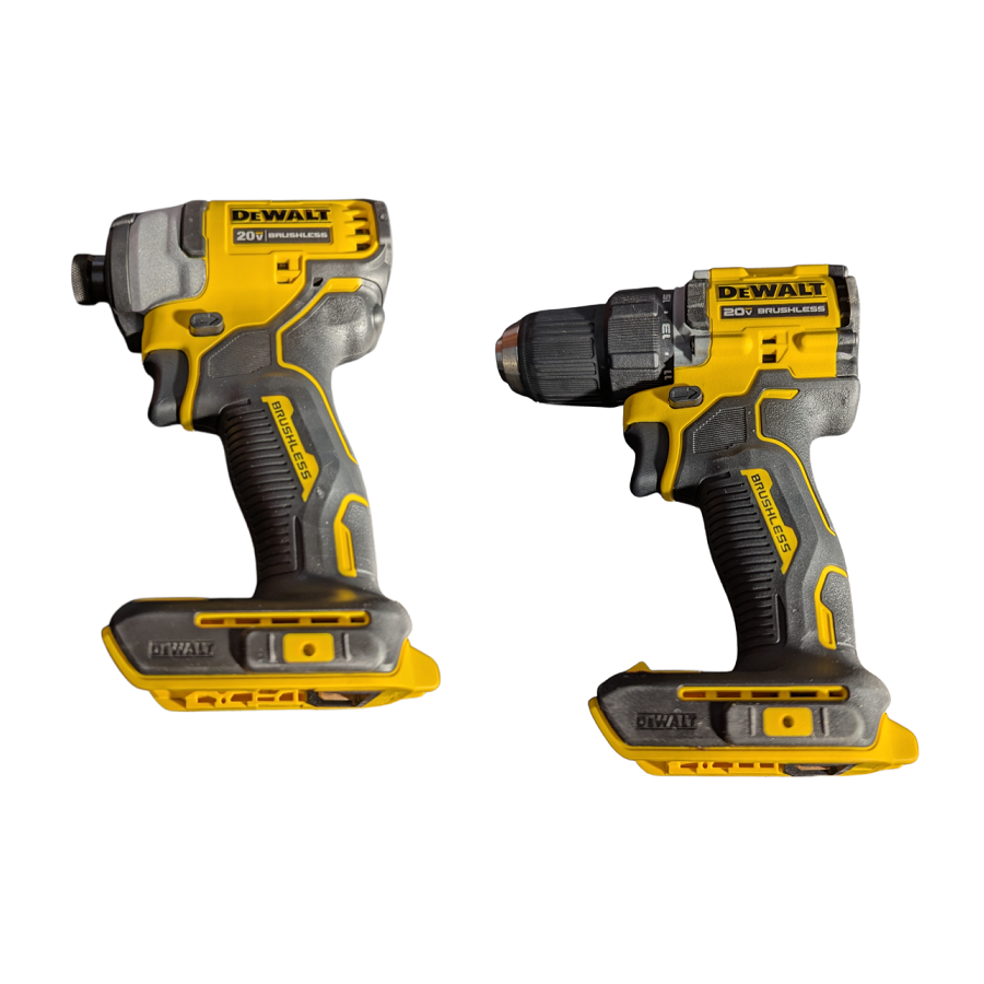 DEWALT (DCK225D2) ATOMIC 20-Volt MAX Lithium-Ion Cordless Combo Kit (2-Tool) with (2) 2.0Ah Batteries, Charger and Bag