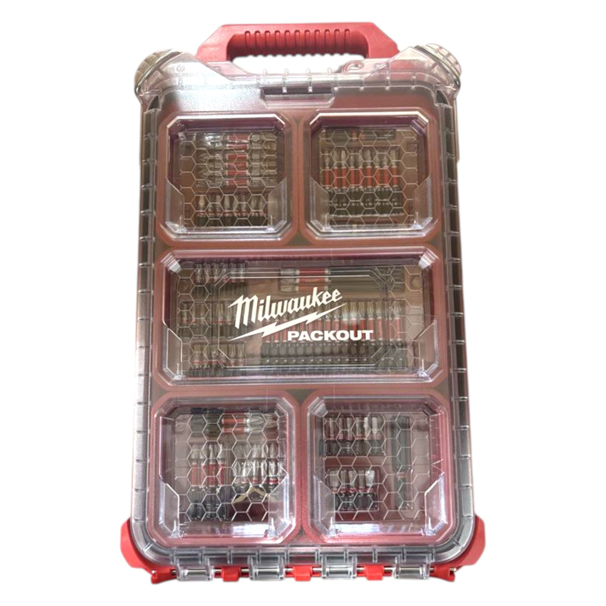 Milwaukee (48-32-4082) SHOCKWAVE Impact Duty Alloy Steel Screw Driver Bit Set with PACKOUT Case (100-Piece)