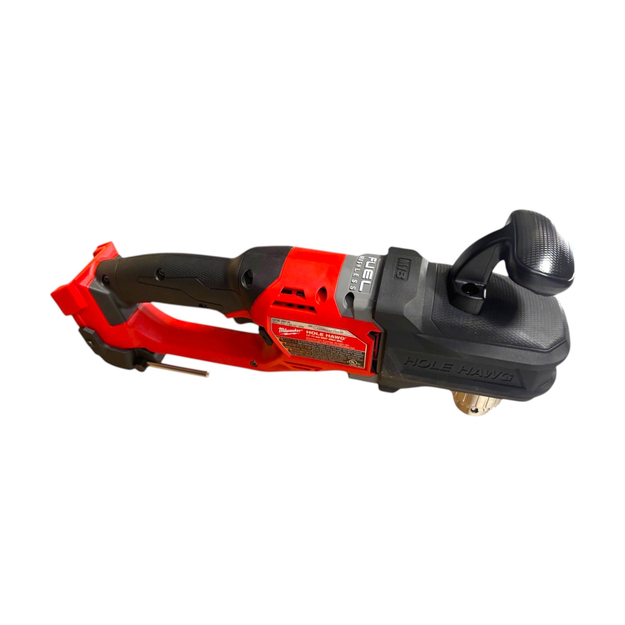 Milwaukee (2807-20) M18 FUEL GEN II 18V Lithium-Ion Brushless Cordless 1/2 in. Hole Hawg Right Angle Drill (Tool-Only)
