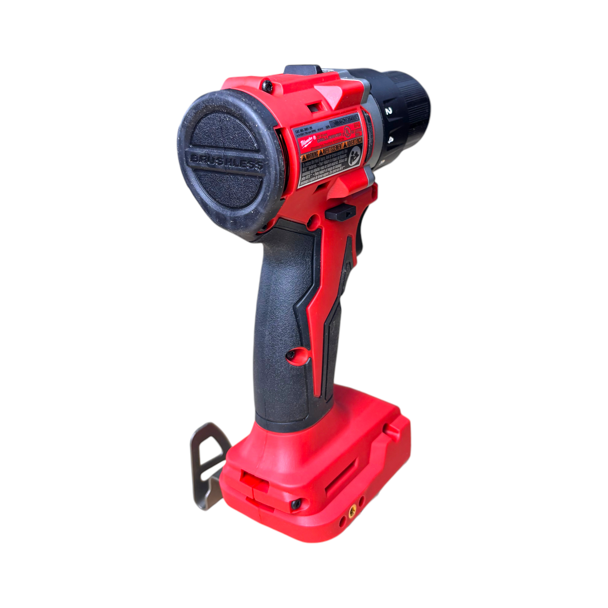 Milwaukee (3601-20) M18 18V Lithium-Ion Brushless Cordless 1/2 in. Compact Drill/Driver - genuine, brand new in secure, non-retail packaging