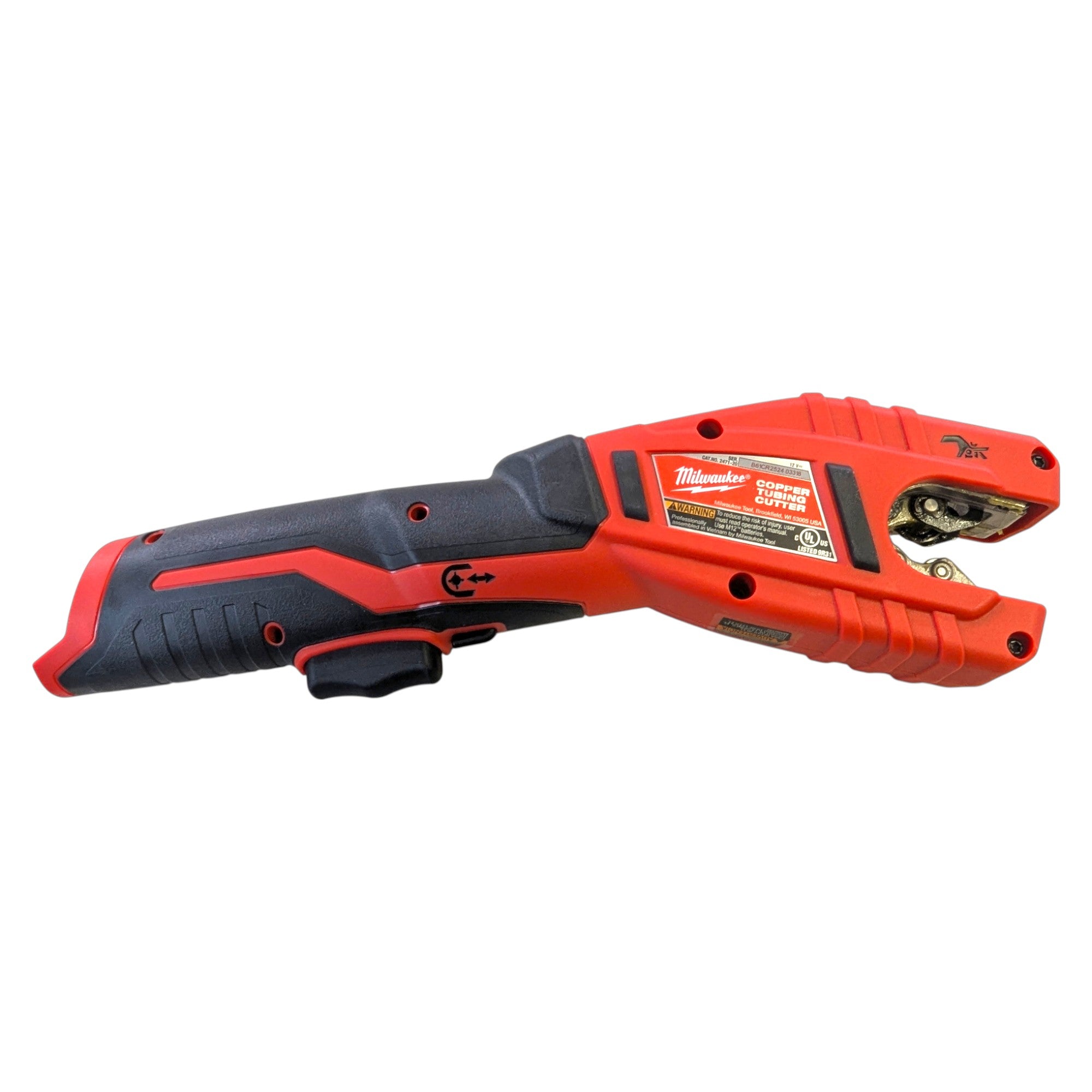 Milwaukee (2471-20) M12 12V Lithium-Ion Cordless Copper Tubing Cutter (Tool-Only)