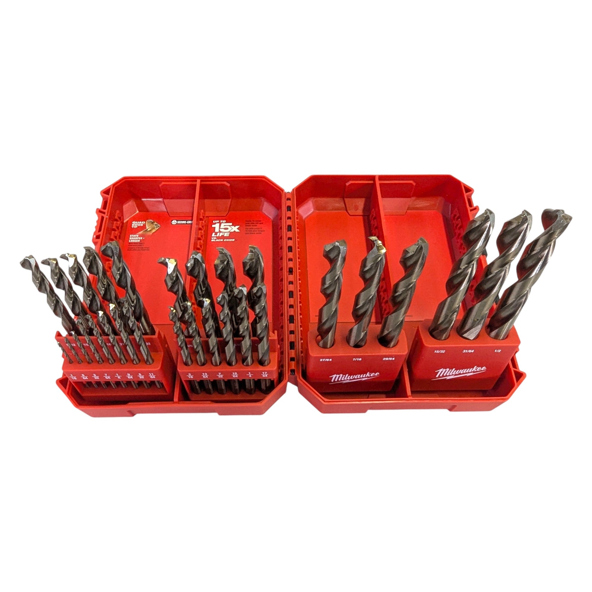Milwaukee (48-89-2332) Cobalt Red Helix Drill Bit Set for Drill Drivers (29-Piece)