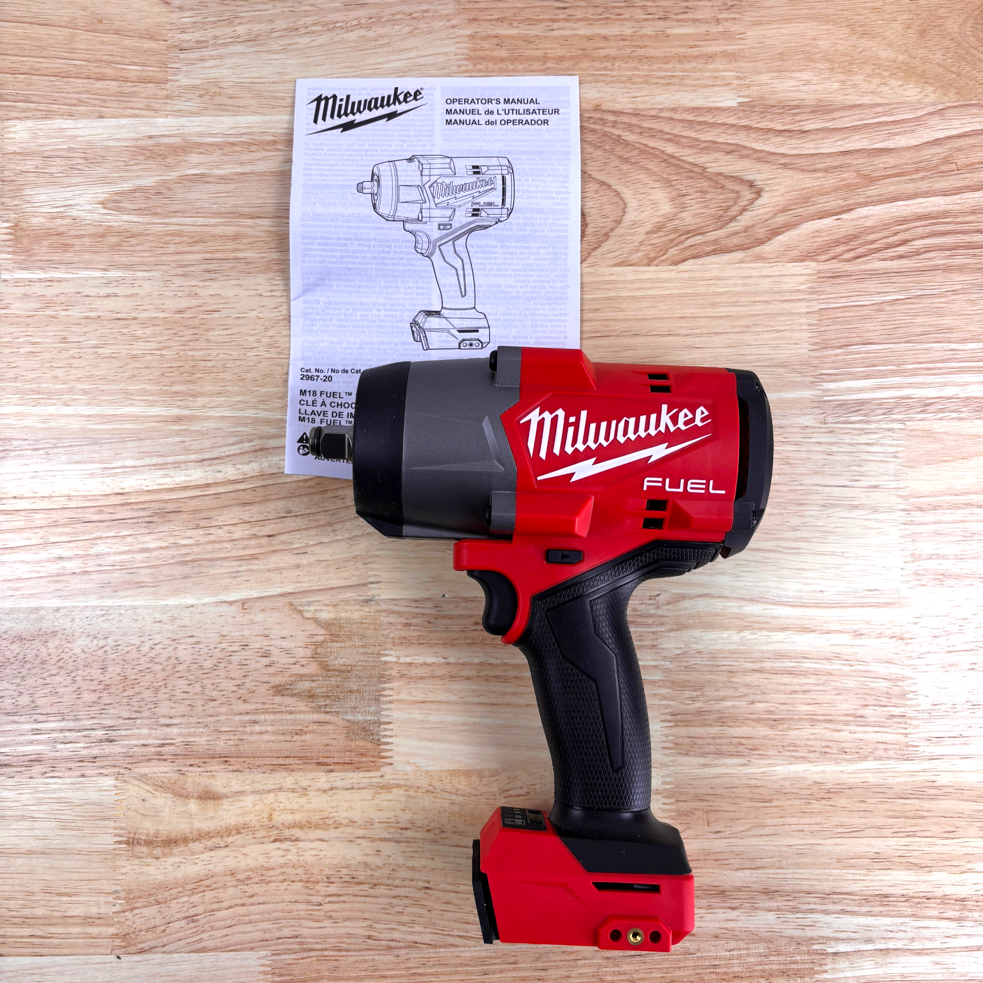Milwaukee (2967-20) M18 FUEL 18V Lithium-Ion Brushless Cordless 1/2 in. Impact Wrench with Friction Ring - genuine, brand new in secure, non-retail packaging