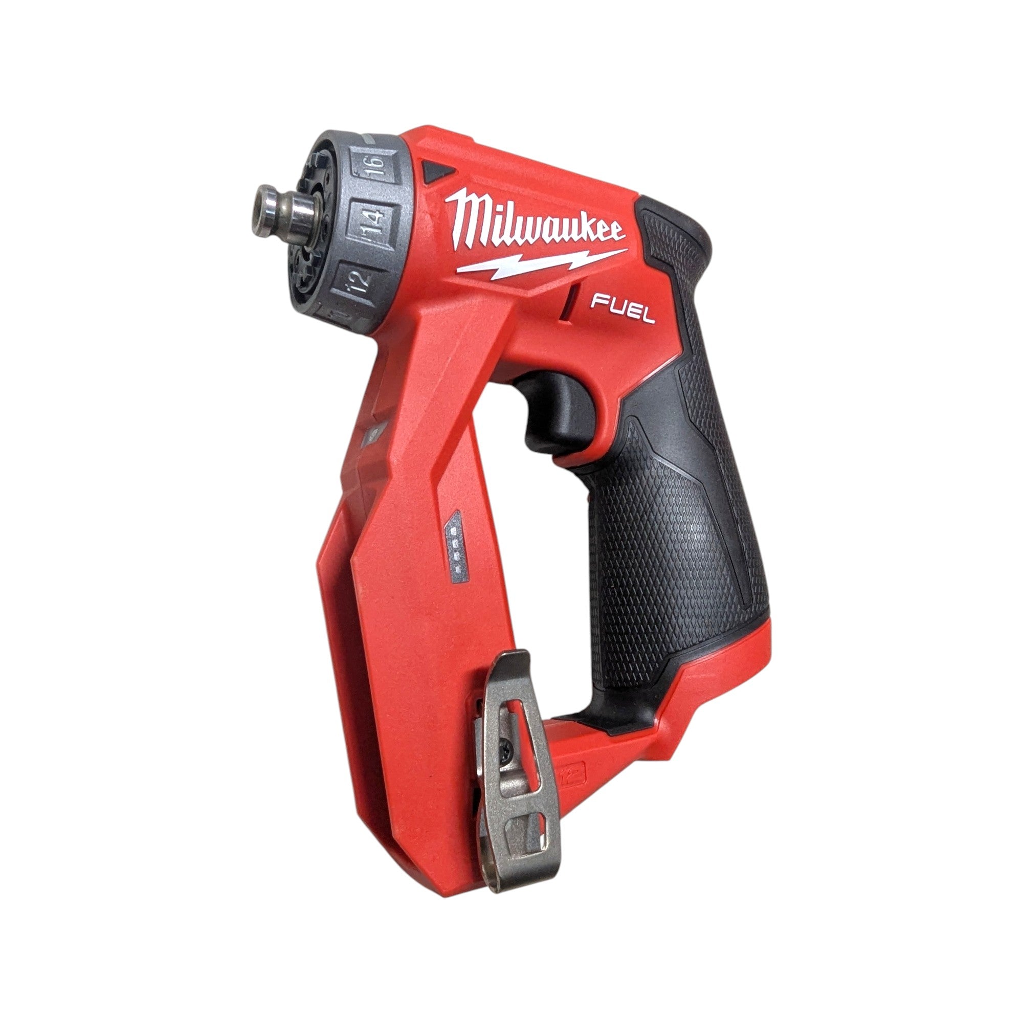 Milwaukee (2505-20) M12 FUEL 12V Lithium-Ion Brushless Cordless 4-in-1 Installation 3/8 in. Drill Driver with 4 Tool Head (Tool-Only)