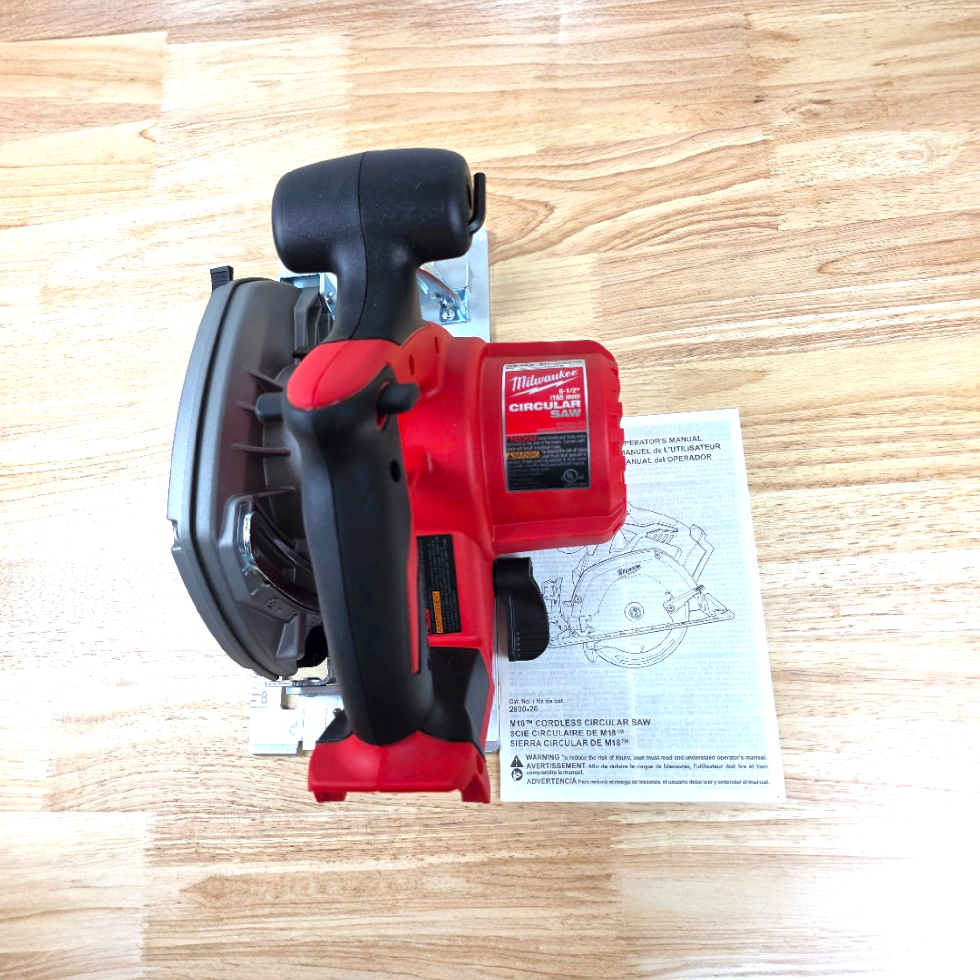 Milwaukee (2630-20) M18 18V Lithium-Ion Cordless 6-1/2 in. Circular Saw - genuine, brand new in secure, non-retail packaging