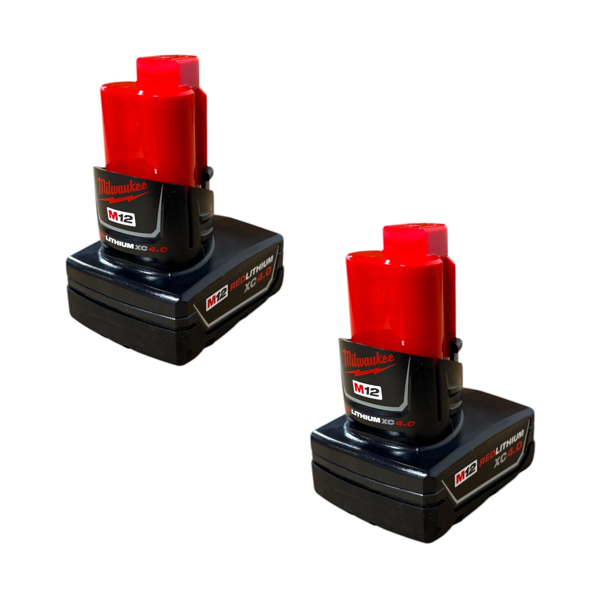 Milwaukee (48-11-2442) M12 12-Volt Lithium-Ion XC Extended Capacity 4.0 Ah Battery Pack (2-Pack)