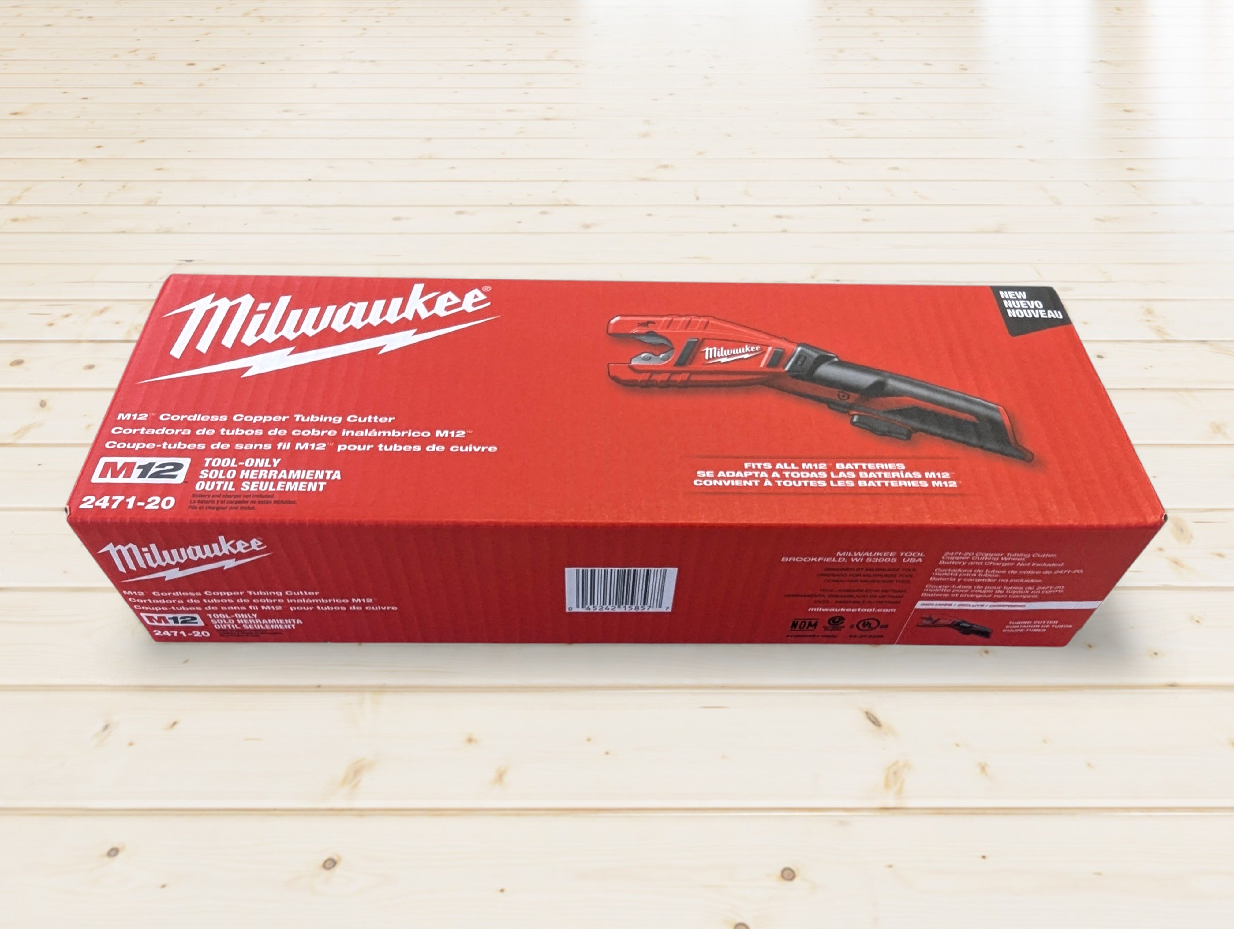 Milwaukee (2471-20) M12 12V Lithium-Ion Cordless Copper Tubing Cutter (Tool-Only)