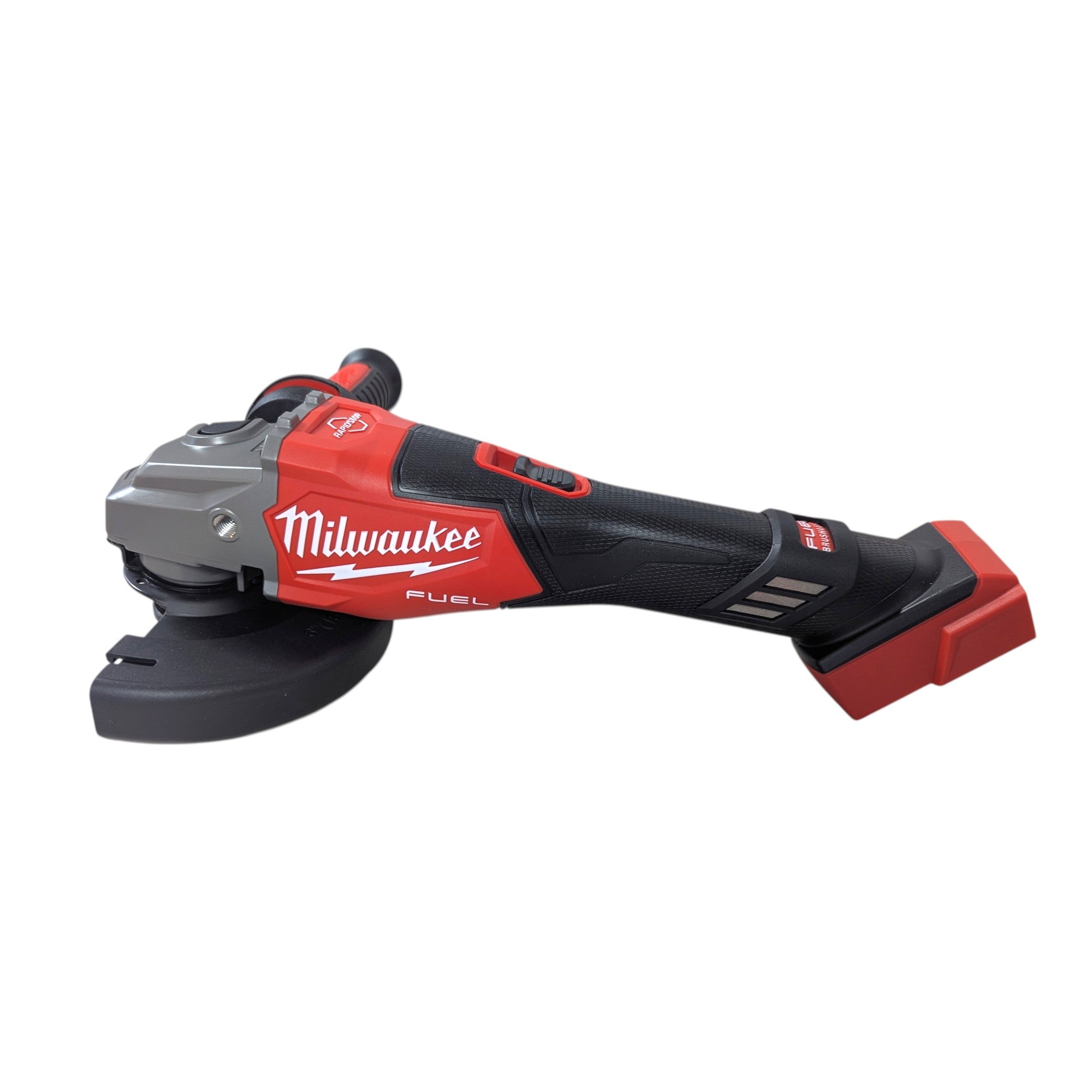 Milwaukee (3671-20) M18 FUEL 18V Lithium-Ion Brushless Cordless 4-1/2 in./6 in. Braking Grinder with Slide Switch (Tool-Only)