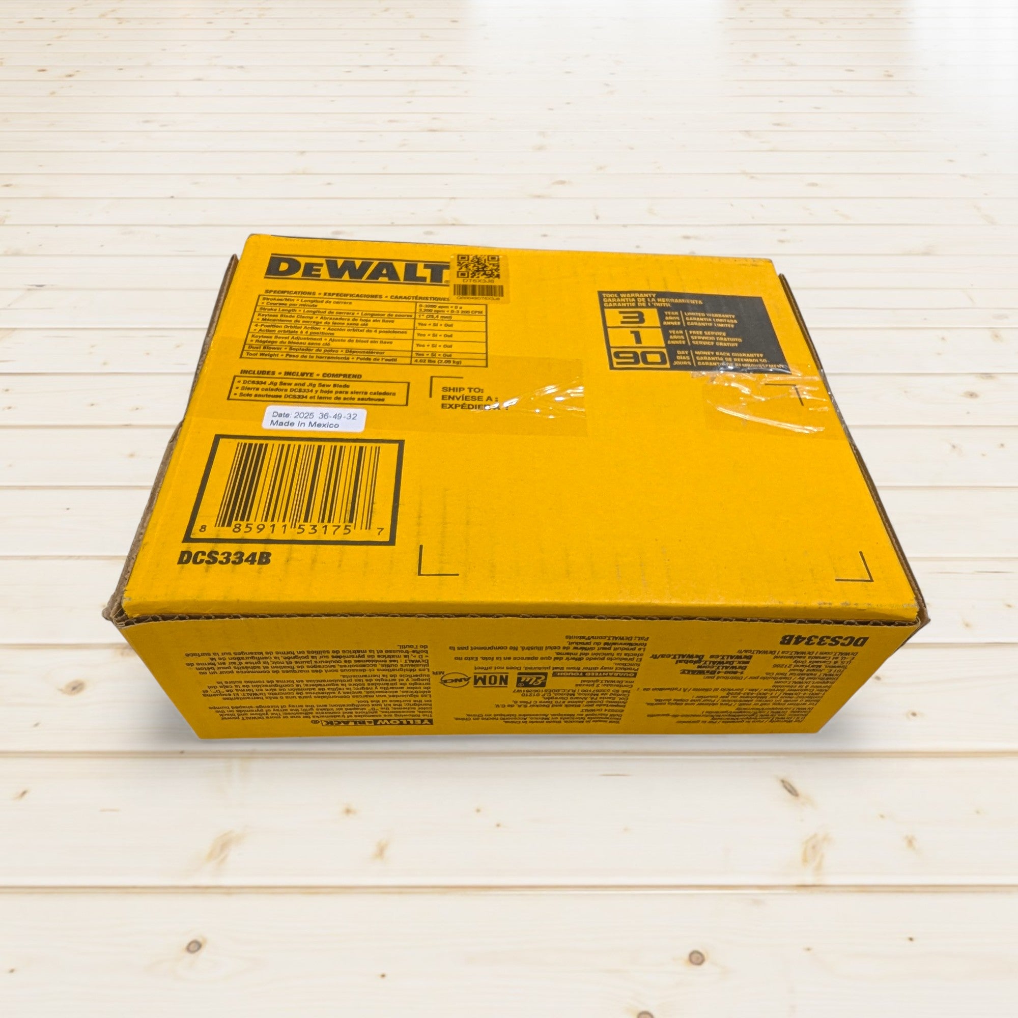 DEWALT (DCS334B) 20V MAX XR Cordless Brushless Jigsaw (Tool Only)