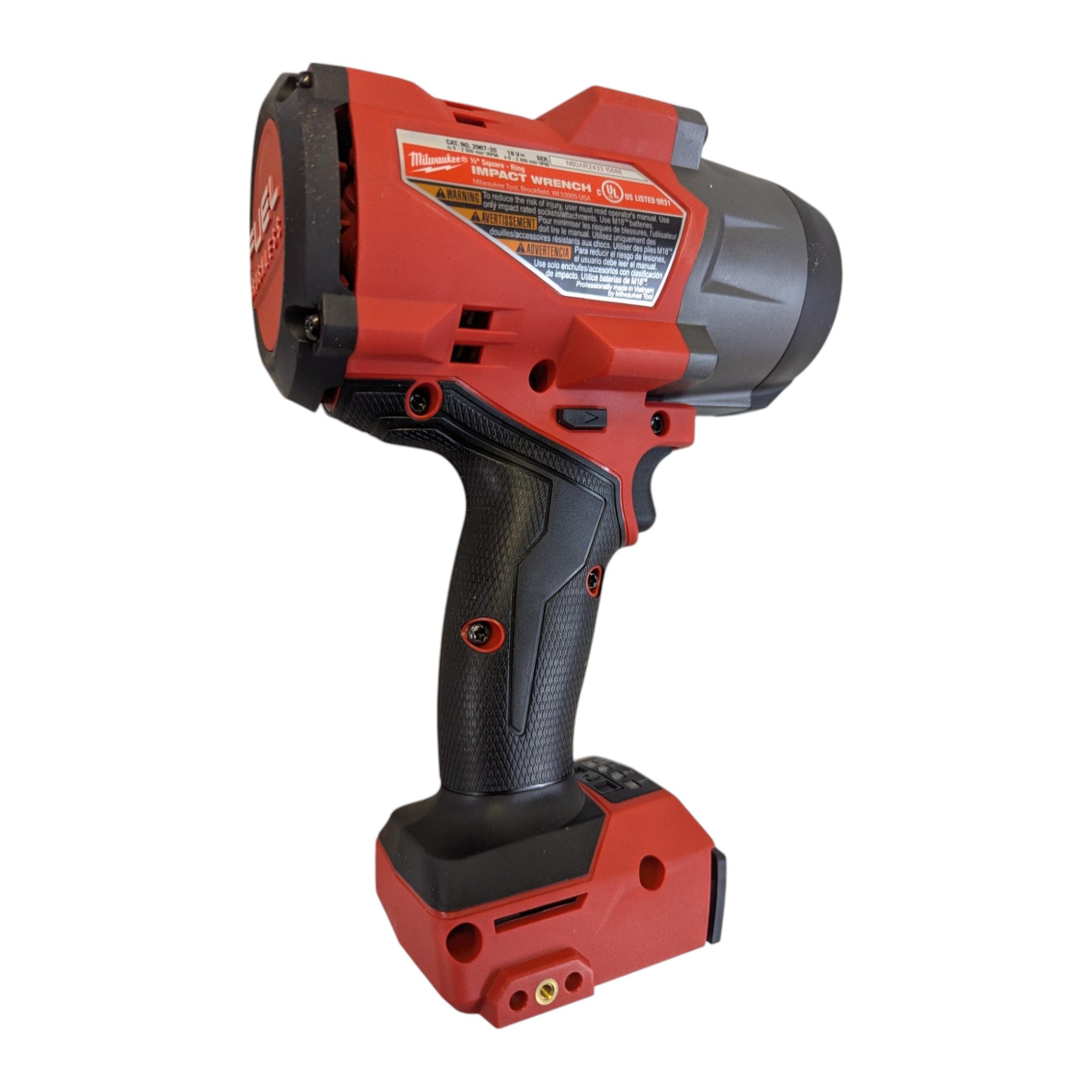 Milwaukee (2967-20) M18 FUEL 18V Lithium-Ion Brushless Cordless 1/2 in. Impact Wrench with Friction Ring (Tool-Only)