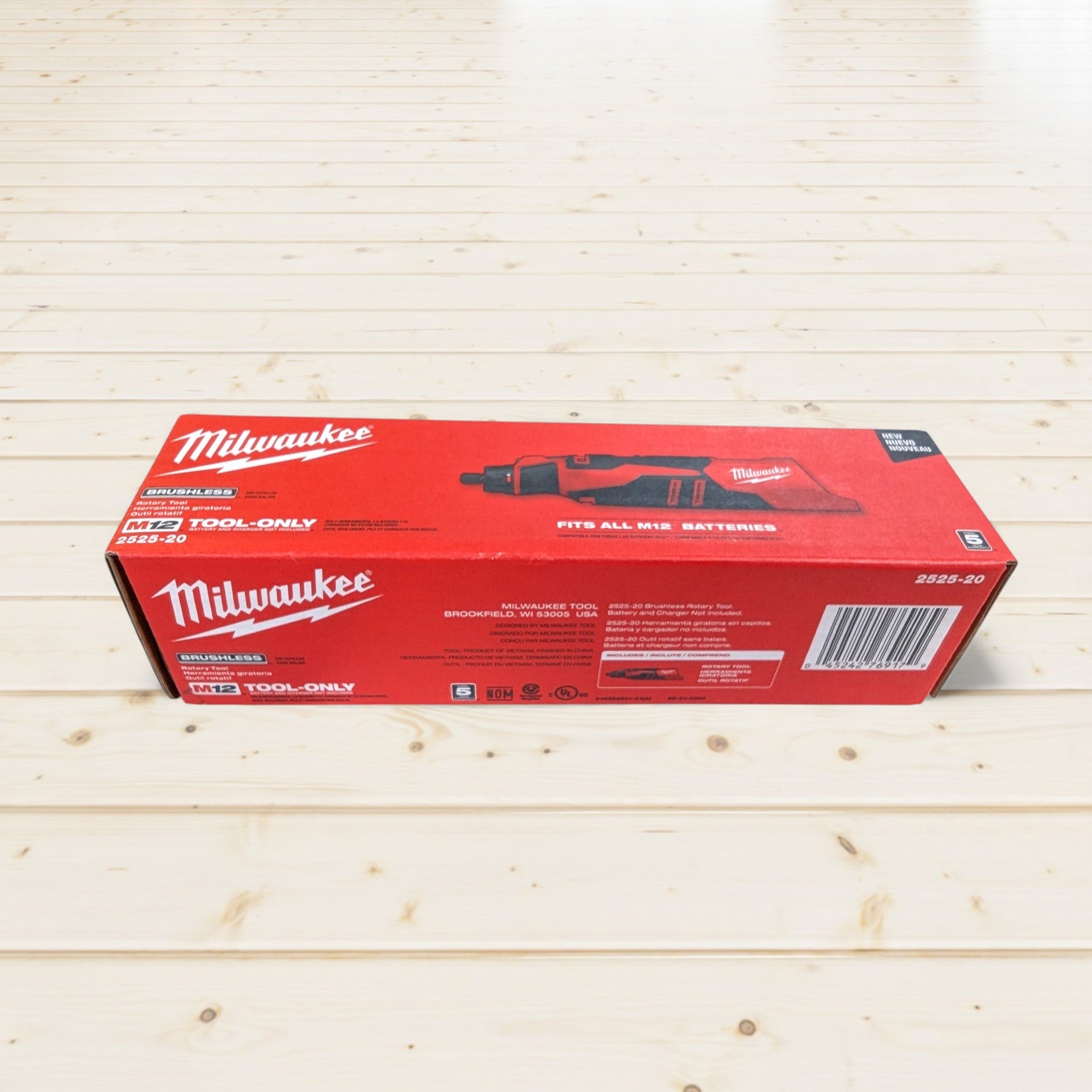 Milwaukee (2525-20) M12 12V Lithium-Ion Cordless Brushless Rotary Tool (Tool-Only)