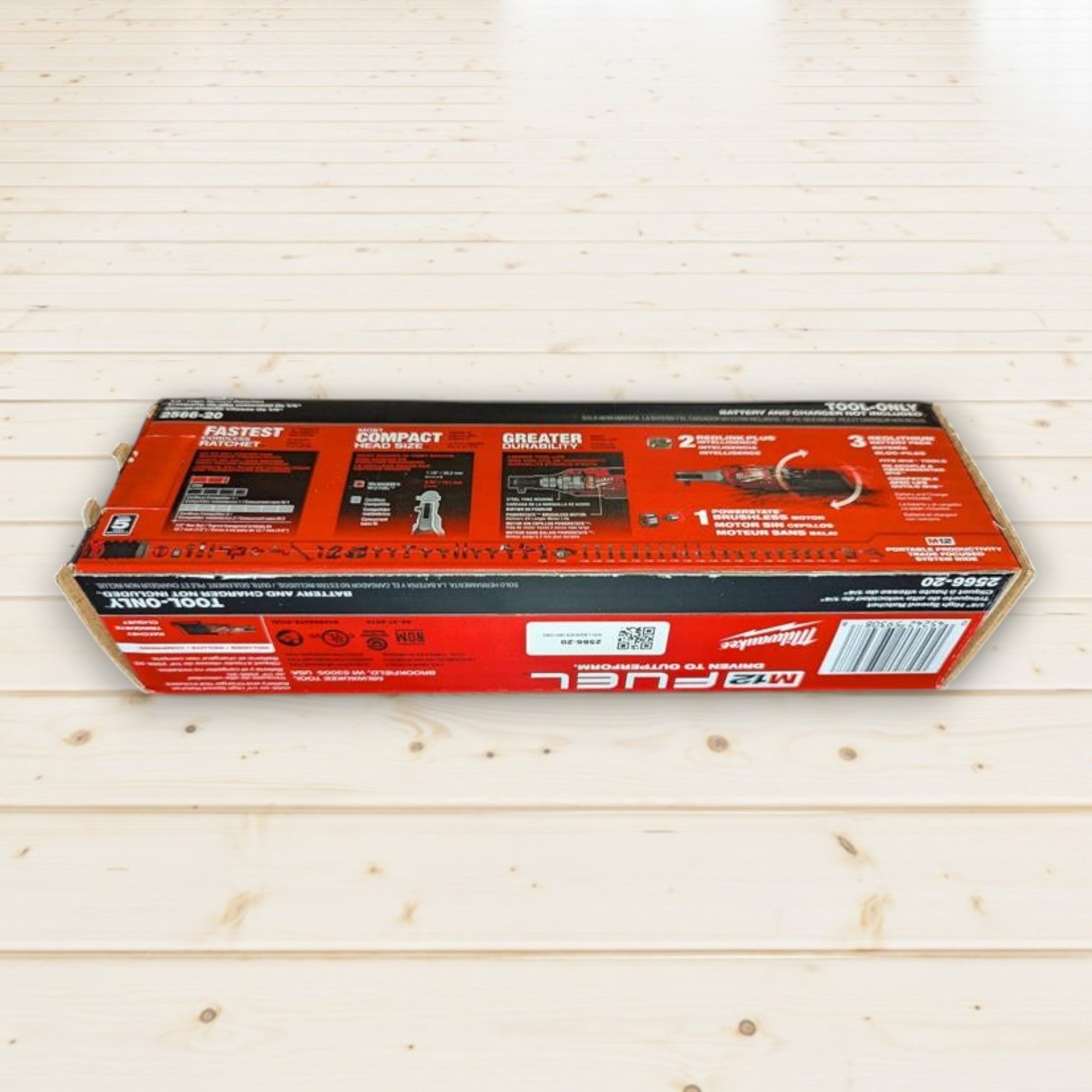 Milwaukee (2566-20) M12 FUEL 12V Lithium-Ion Brushless Cordless High Speed 1/4 in. Ratchet (Tool-Only)