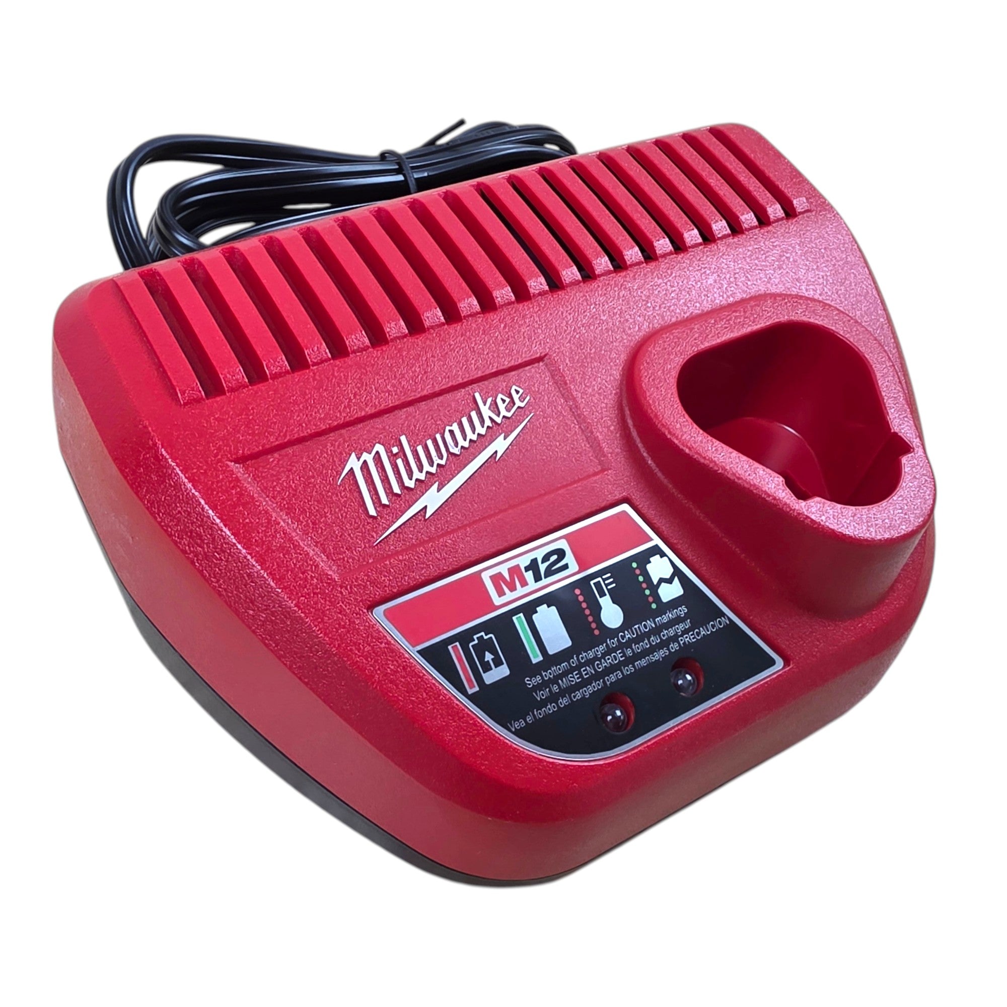 Milwaukee (48-59-2401) M12 12-Volt Lithium-Ion Battery Charger - genuine, brand new in secure, non-retail packaging