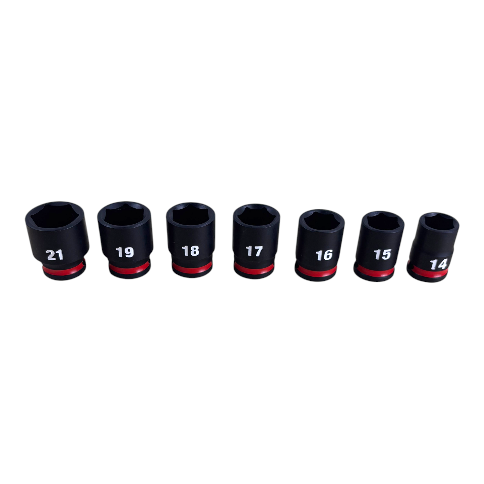Milwaukee (49-66-7007) SHOCKWAVE 3/8 in. Drive Metric 6 Point Impact Socket Set (14-Piece)