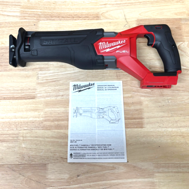 Milwaukee (2821-20) M18 FUEL GEN-2 18V Lithium-Ion Brushless Cordless SAWZALL Reciprocating Saw - genuine, brand new in secure, non-retail packaging