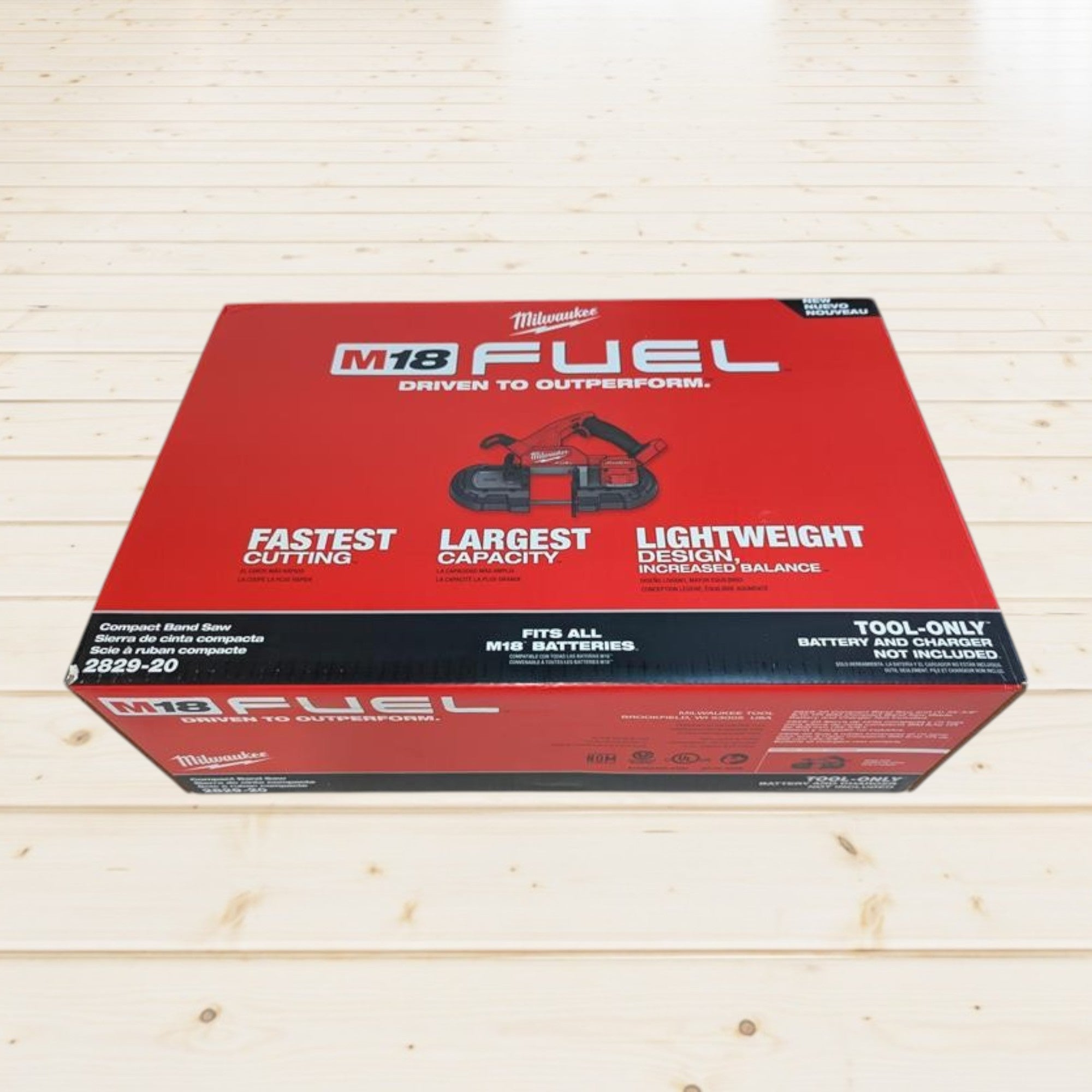 Milwaukee (2829-20) M18 FUEL 18V Lithium-Ion Brushless Cordless Compact Bandsaw (Tool-Only)