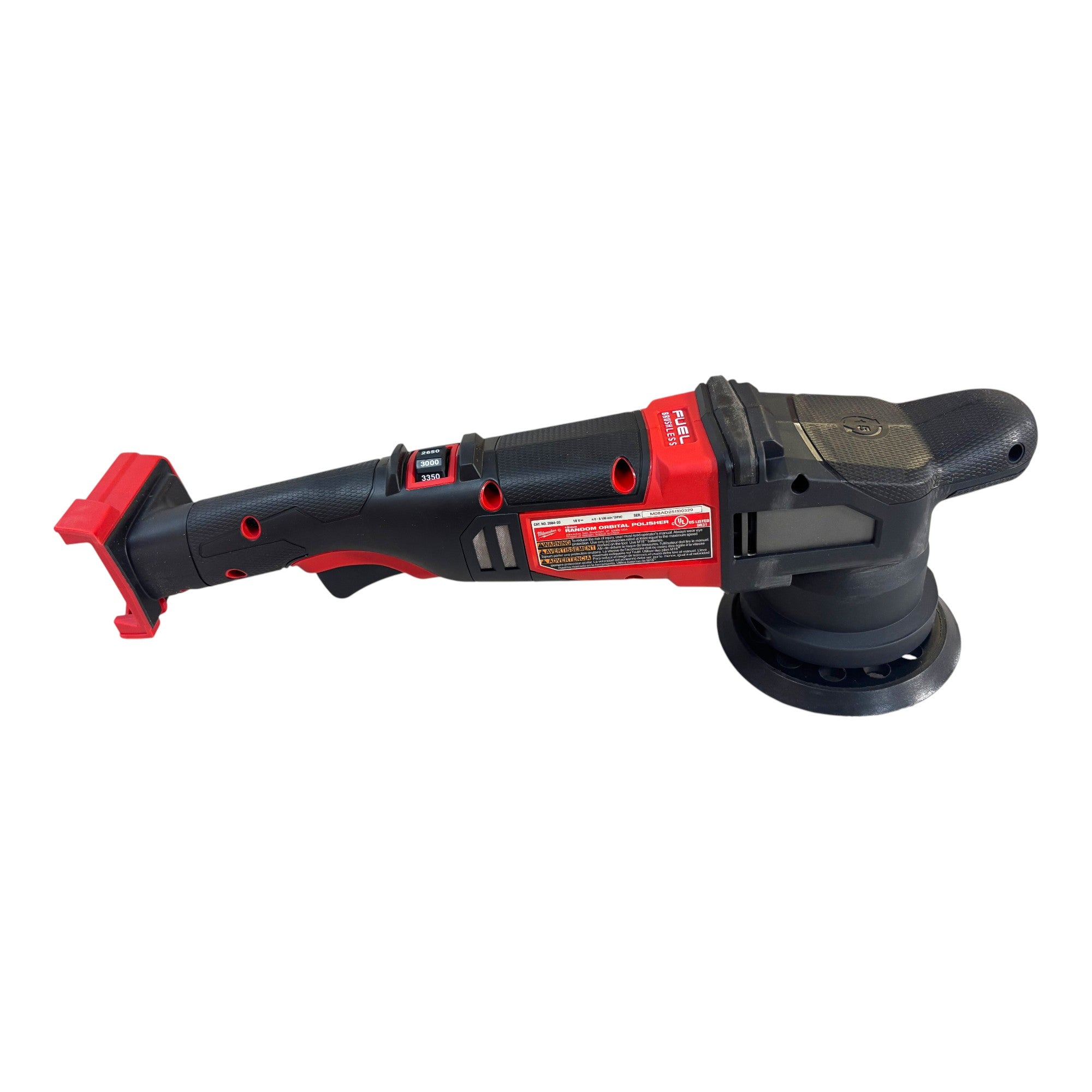 Milwaukee (2684-20) M18 FUEL18V Lithium-Ion Brushless Cordless 15MM DA Polisher (Tool-Only)