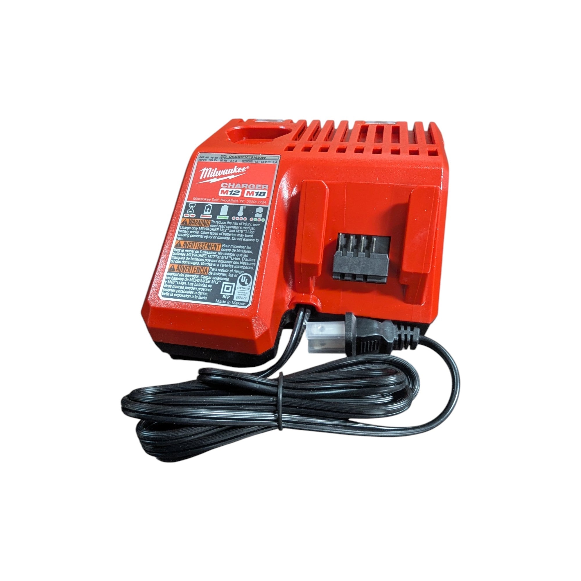 Milwaukee (3692-22CT) M18 18V Lithium-Ion Brushless Cordless Compact Drill/Impact Combo Kit (2-Tool) w/(2) 2.0 Ah Batteries, Charger & Bag