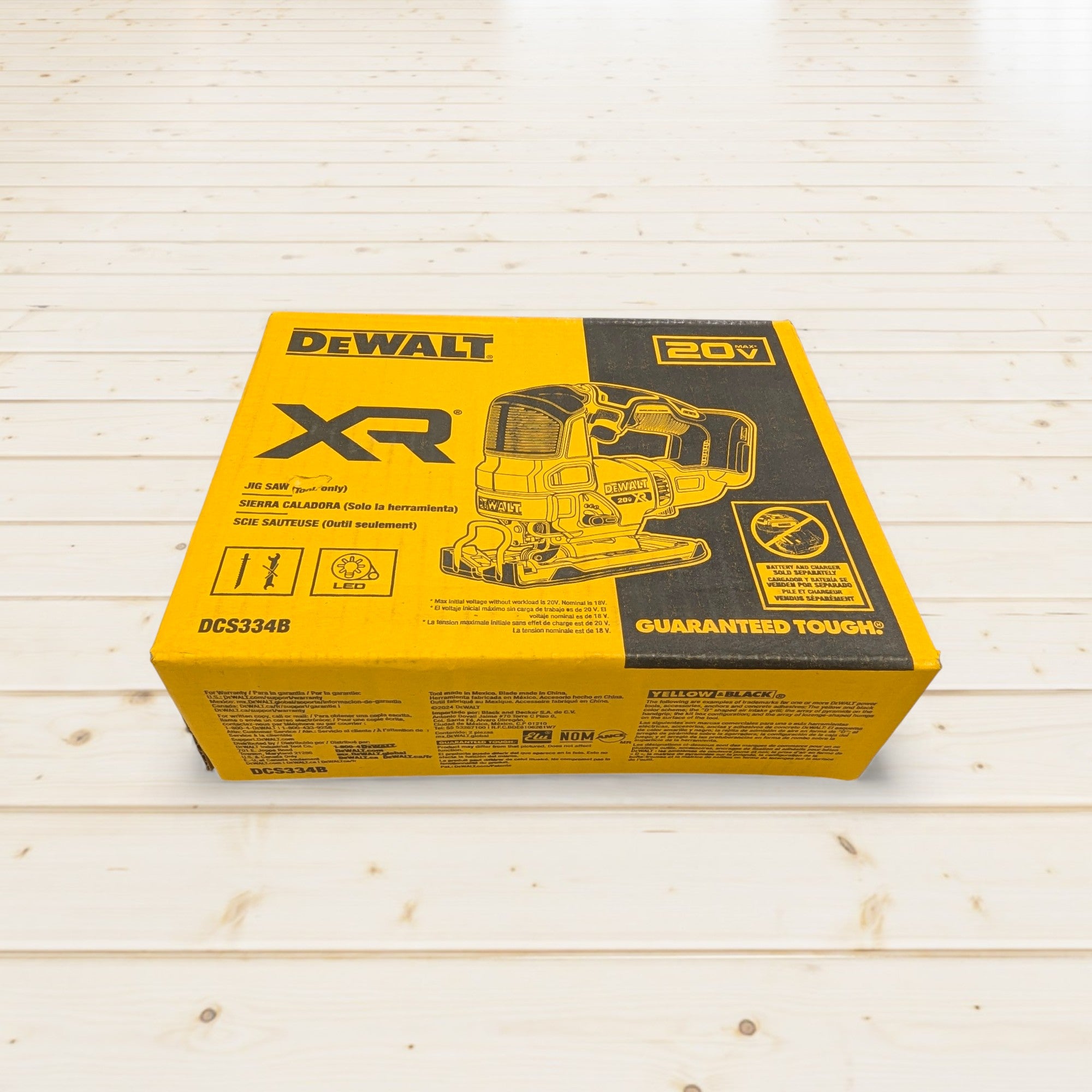 DEWALT (DCS334B) 20V MAX XR Cordless Brushless Jigsaw (Tool Only)