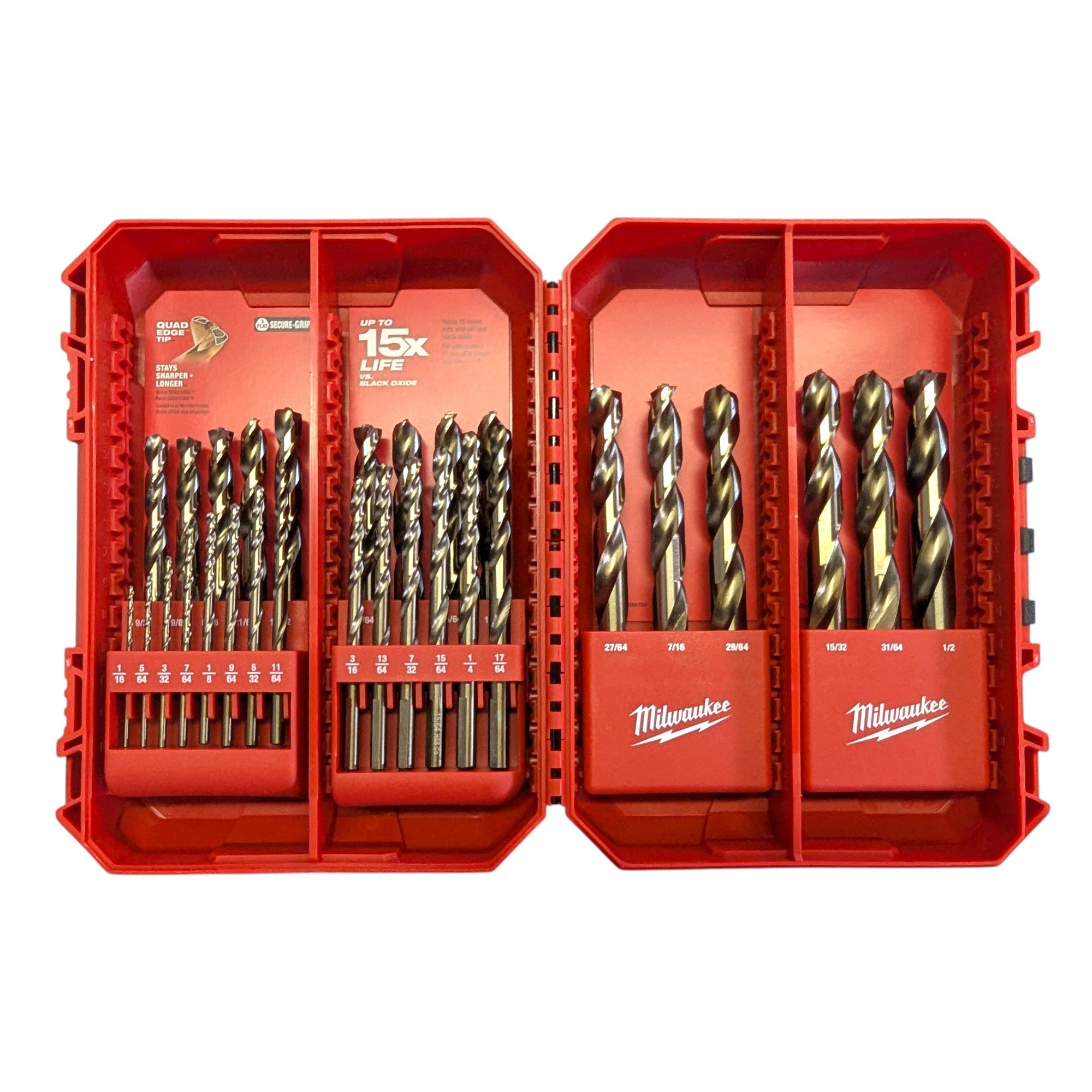 Milwaukee (48-89-2332) Cobalt Red Helix Drill Bit Set for Drill Drivers (29-Piece)