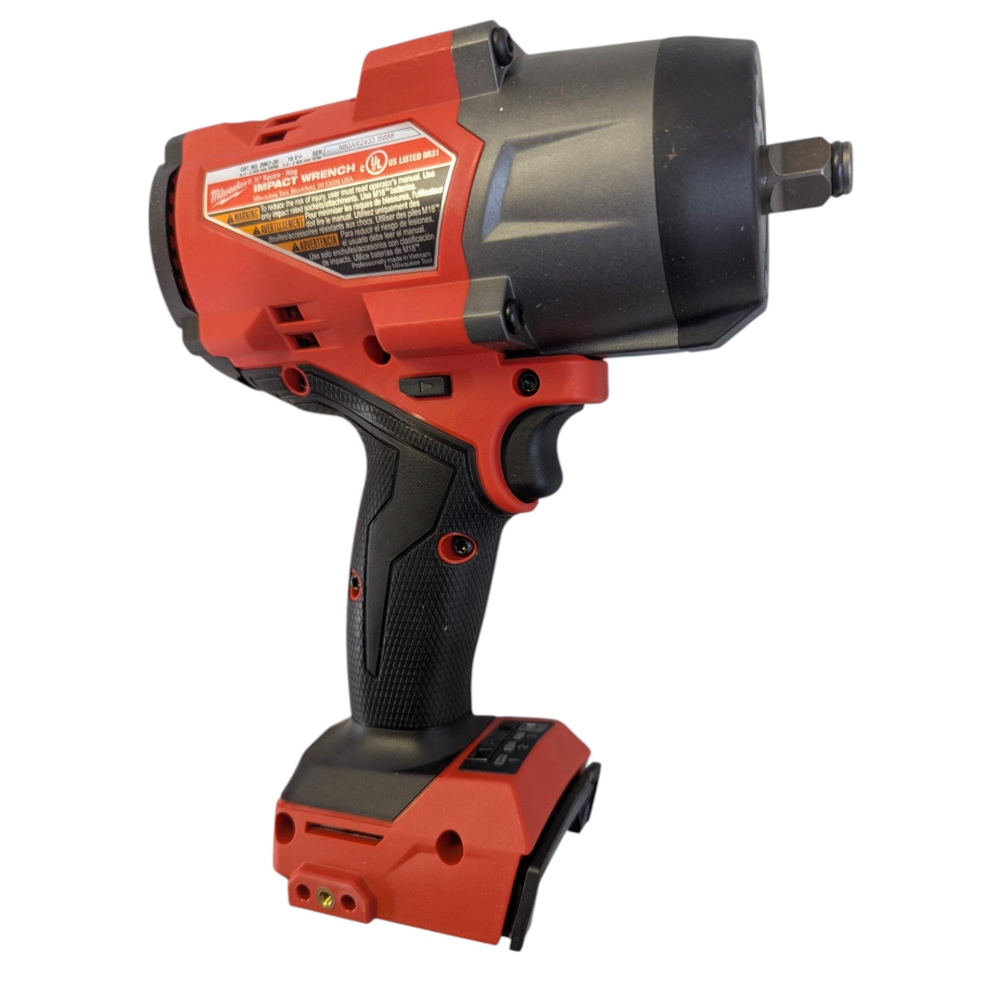 Milwaukee (2967-20) M18 FUEL 18V Lithium-Ion Brushless Cordless 1/2 in. Impact Wrench with Friction Ring (Tool-Only)